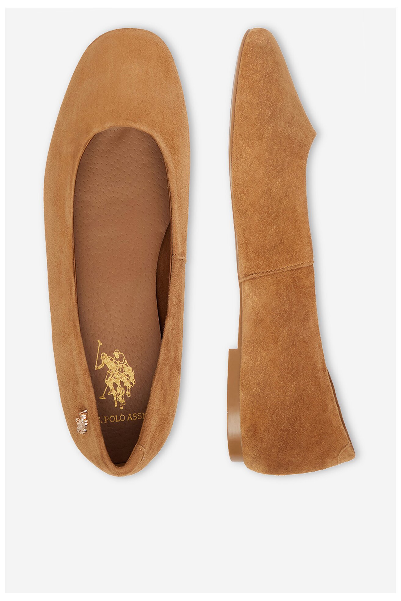 Baleriny U.S. POLO ASSN. EO-AYOLY001W/6S1 Camel