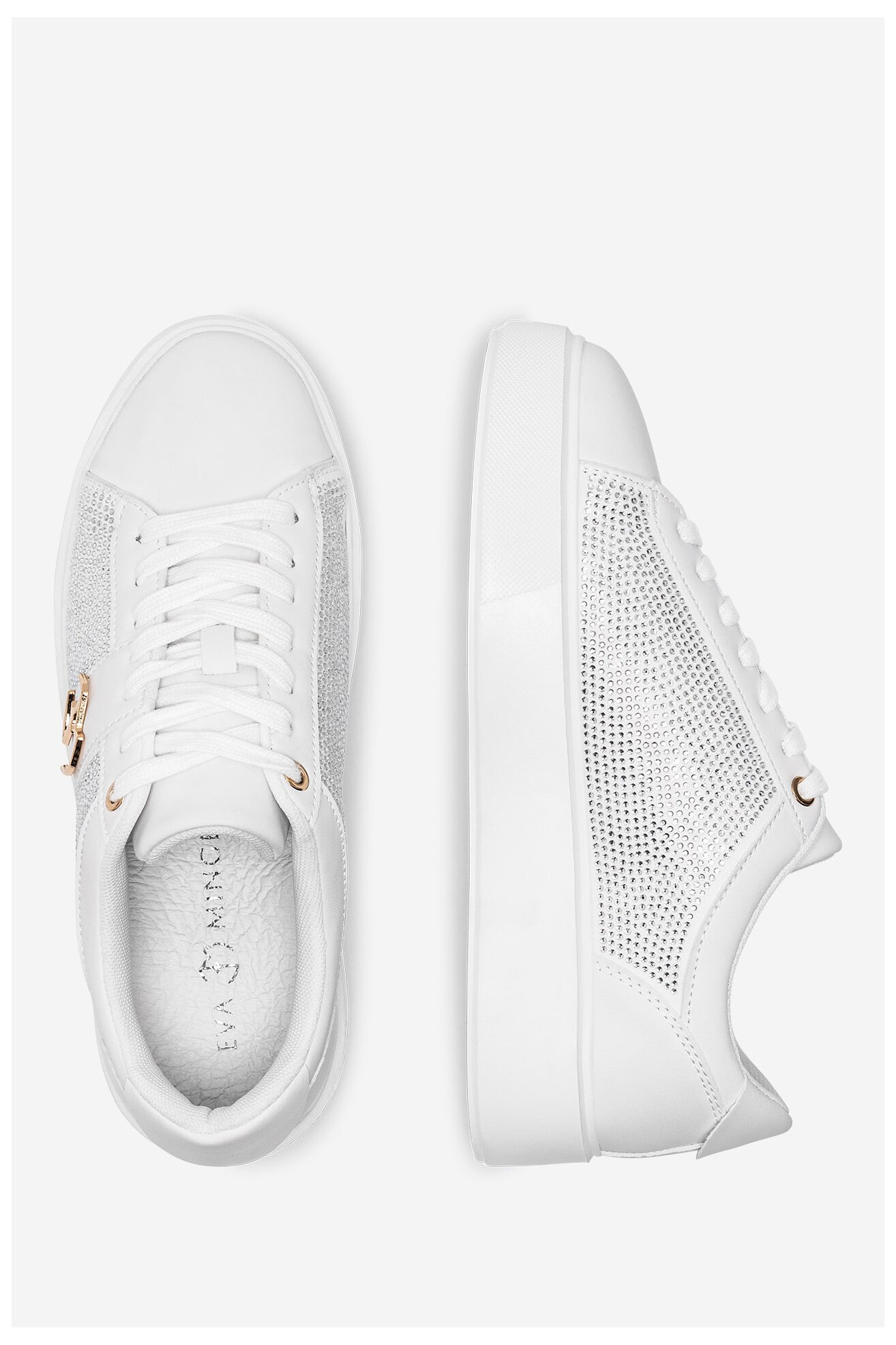 Sneakerși EVA MINGE WYL3358-8 ALB