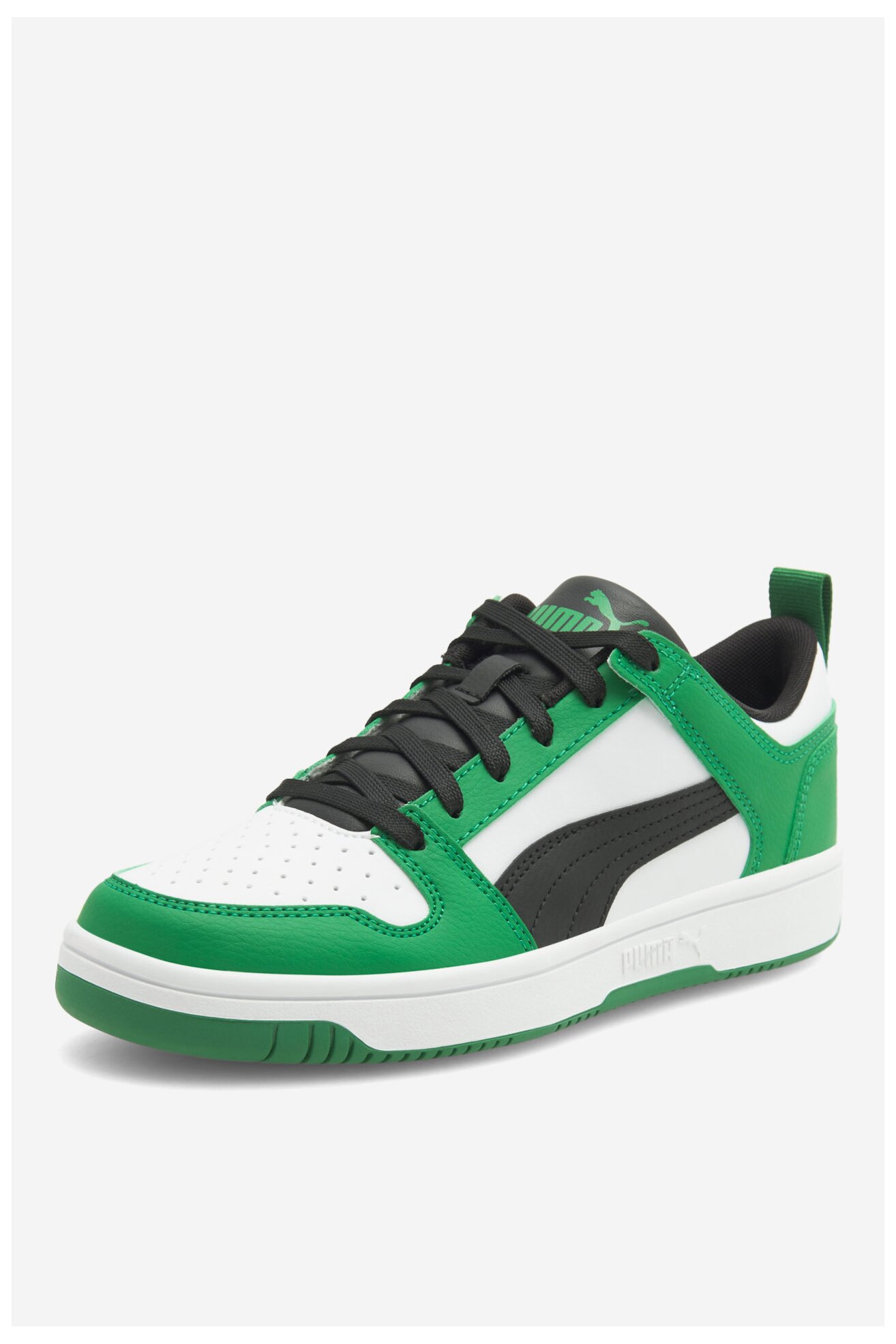 Obuwie sportowe Puma REBOUND LAYUP LO SL JR 37049024 Zielony