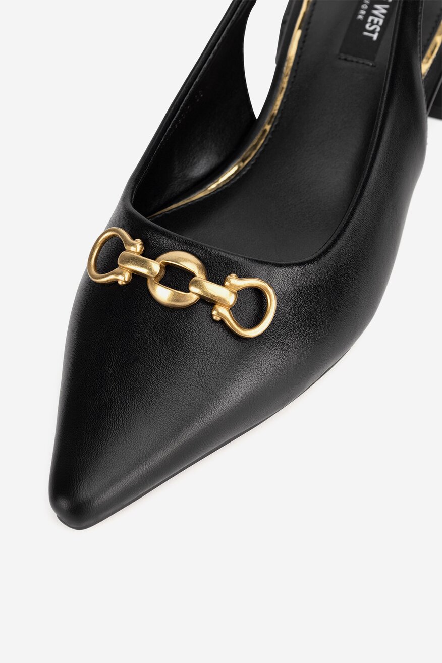 
                NINE WEST - Baleriny z odkrytą piętą - 5905588889861