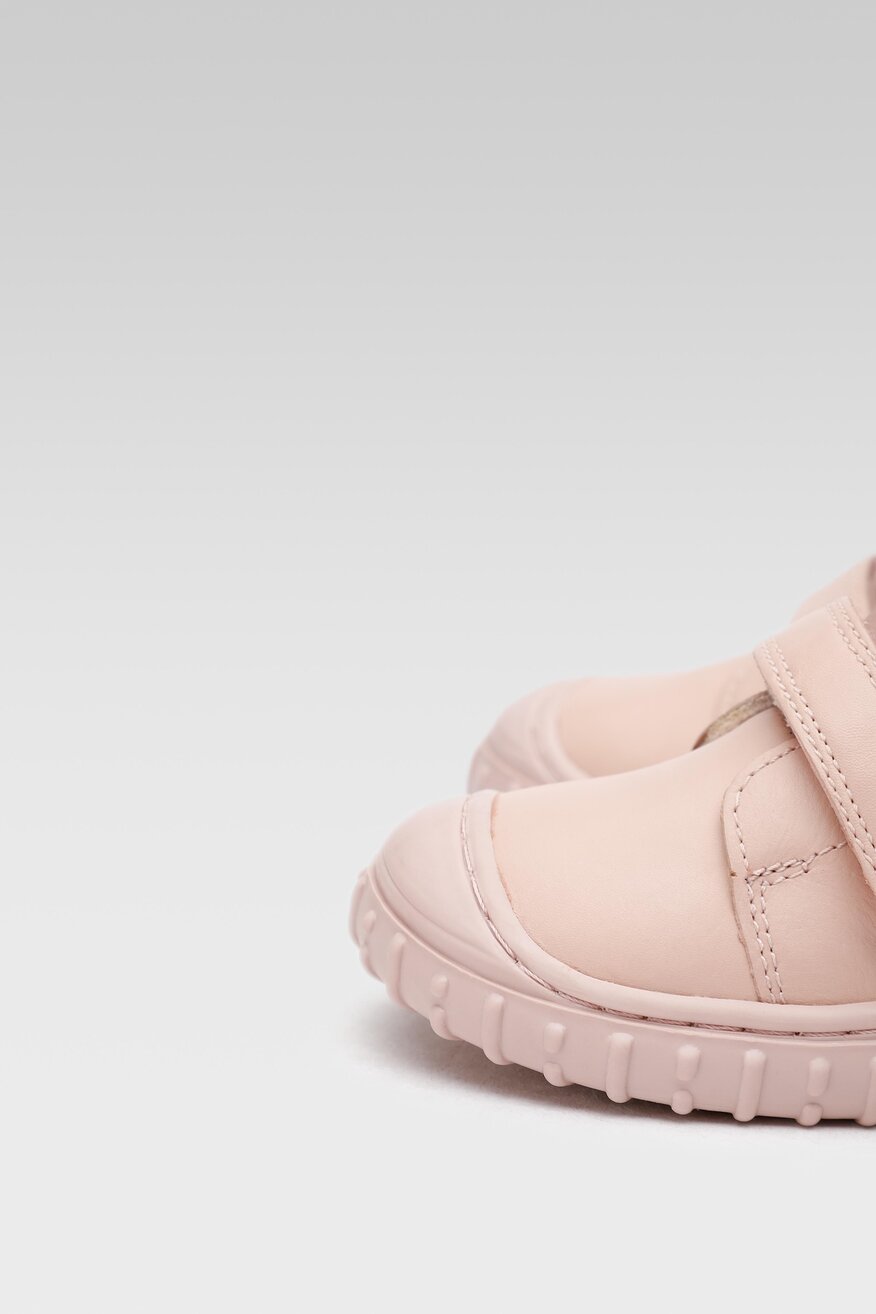 
                Lasocki Kids - Skórzane kozaki różowe - 5904248971830