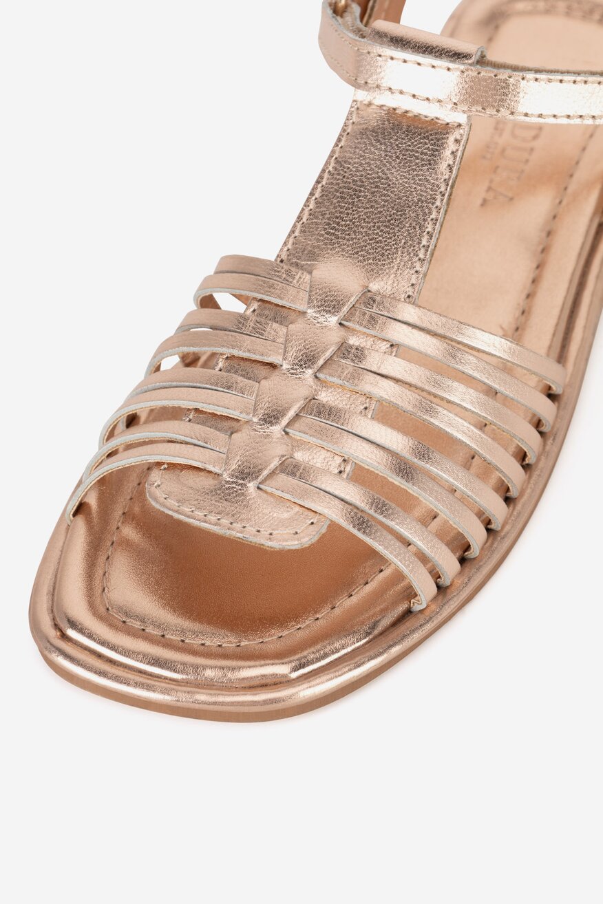 Badura - Sandały skórzane - 5905588526704