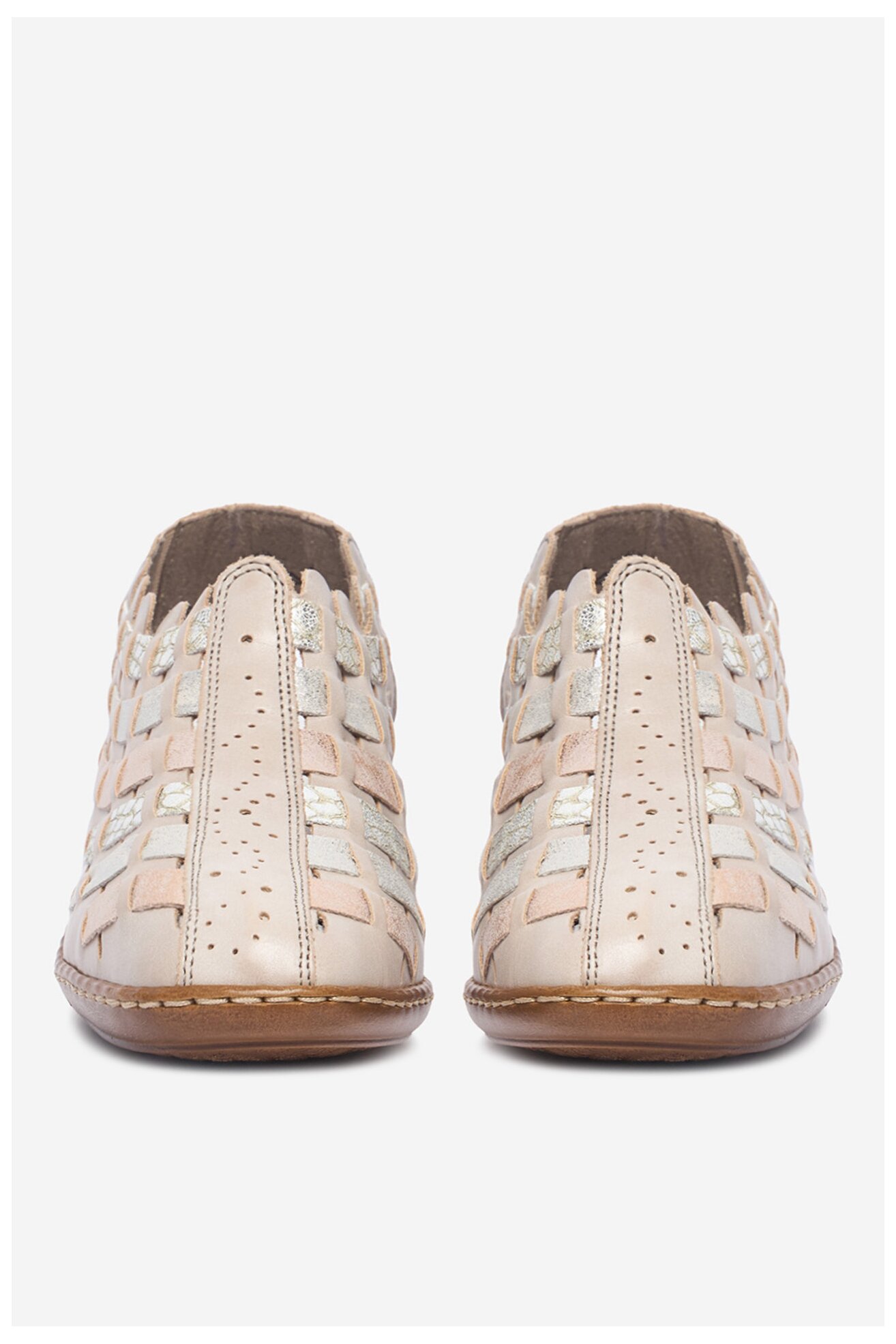 Sandały Rieker CEO-47156-43 Beżowy ciemny