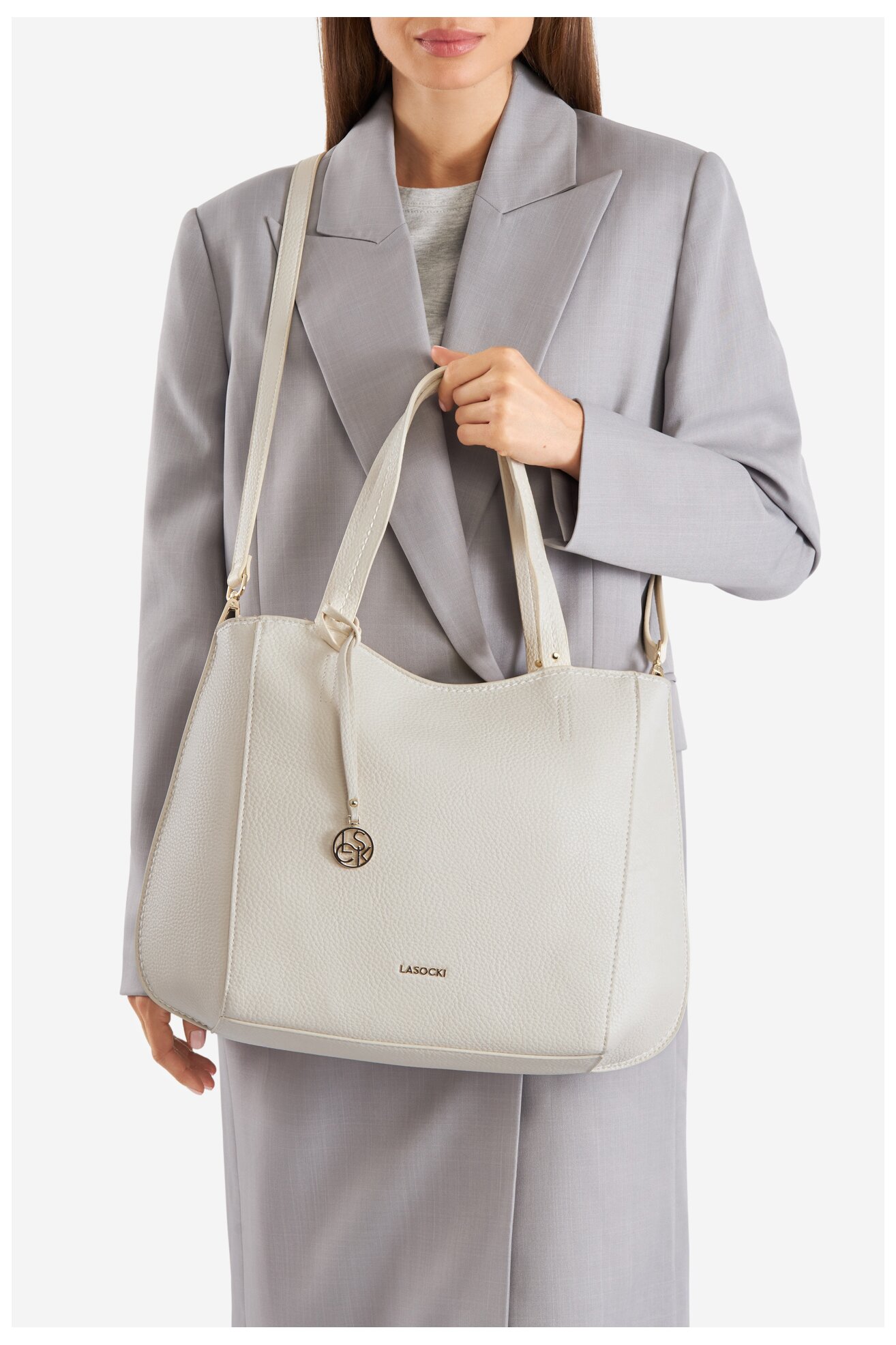 Kézitáska Lasocki LSK-K-034-06 BÉZS