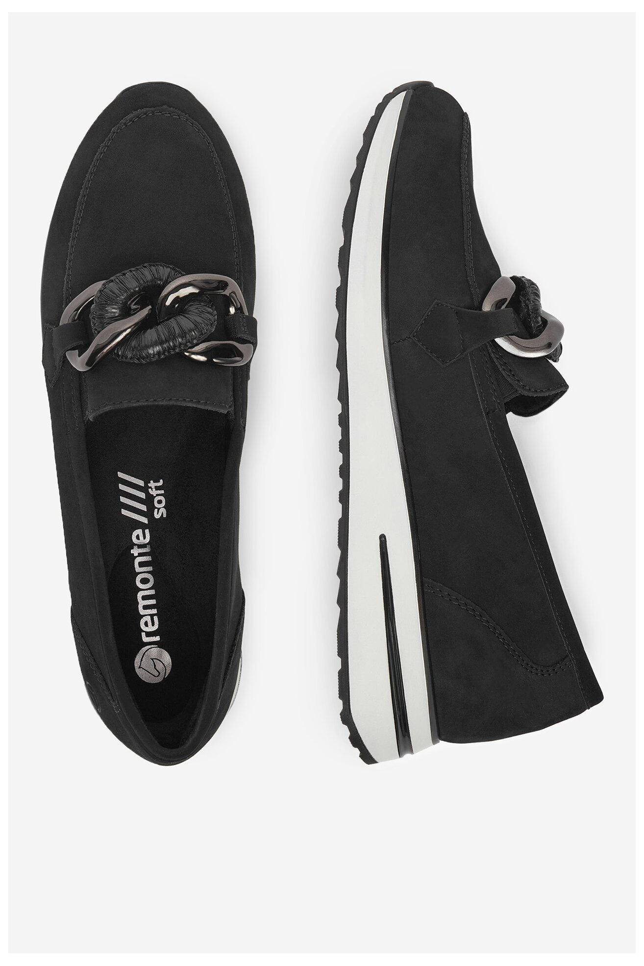 Pantofi casual Remonte D1G11-02 NEGRU