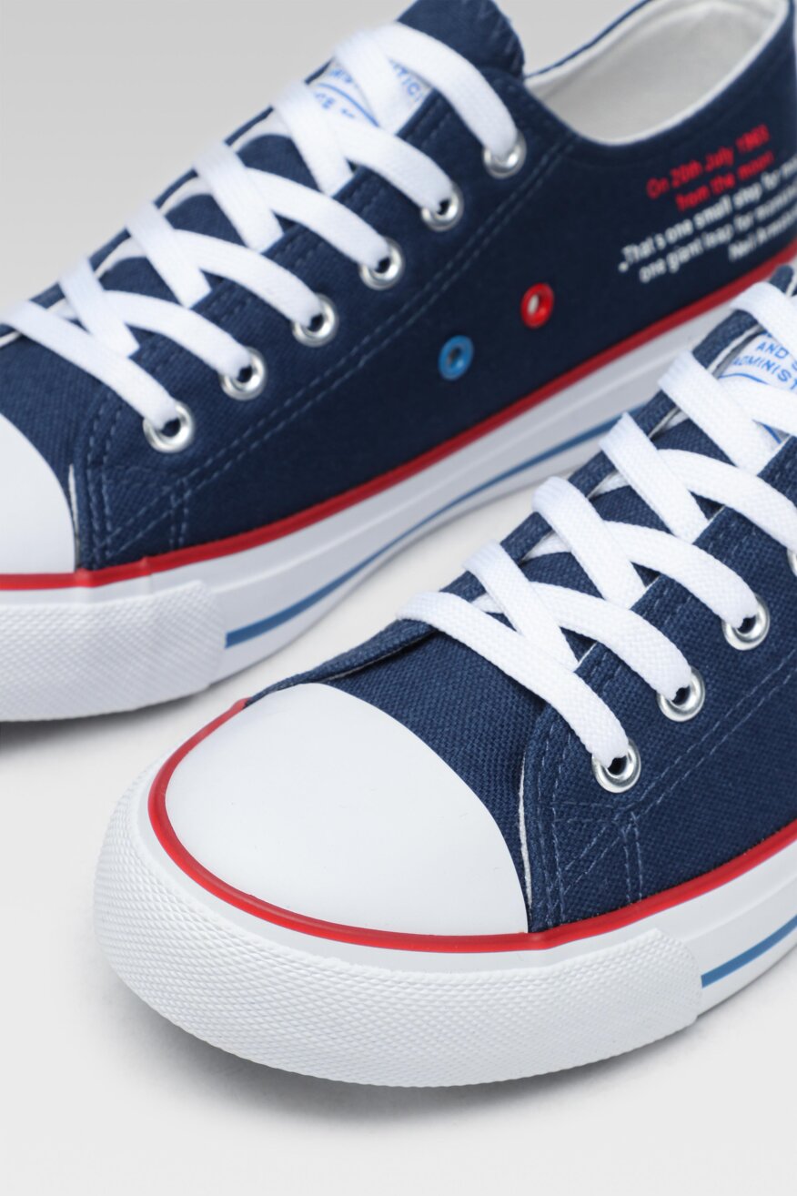 
                Vászoncipő NASA SÖTÉTKÉK - 5903698398747