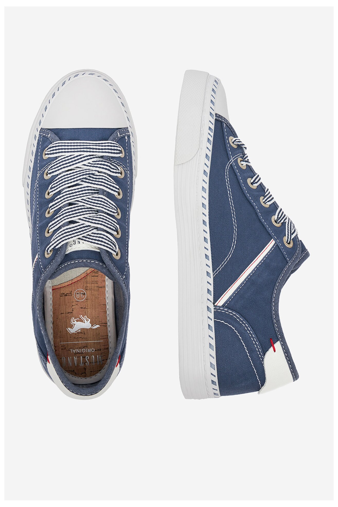 Vászoncipő Mustang 1376-303 FARMER