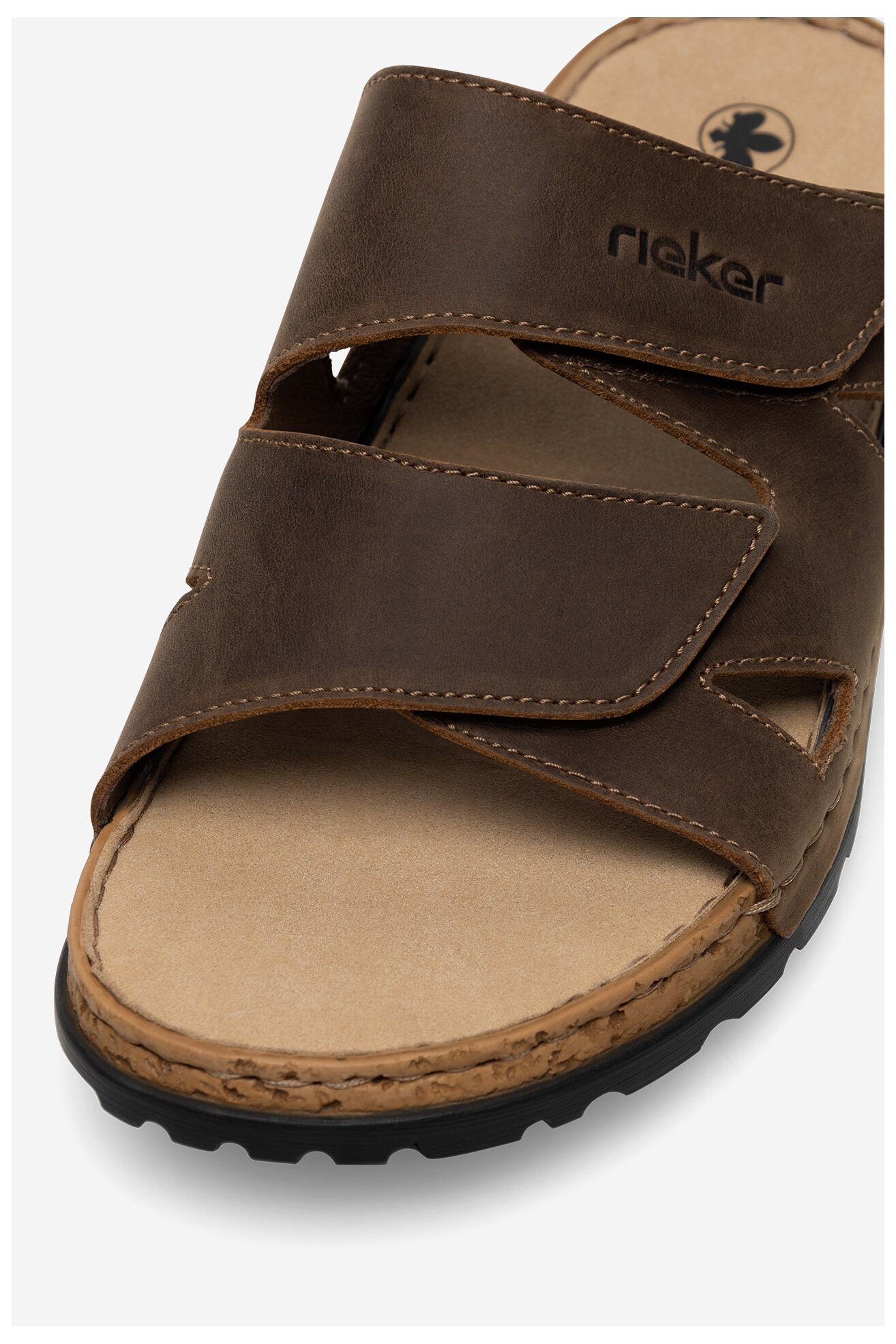 Klapki Rieker 25691-25 Brązowy