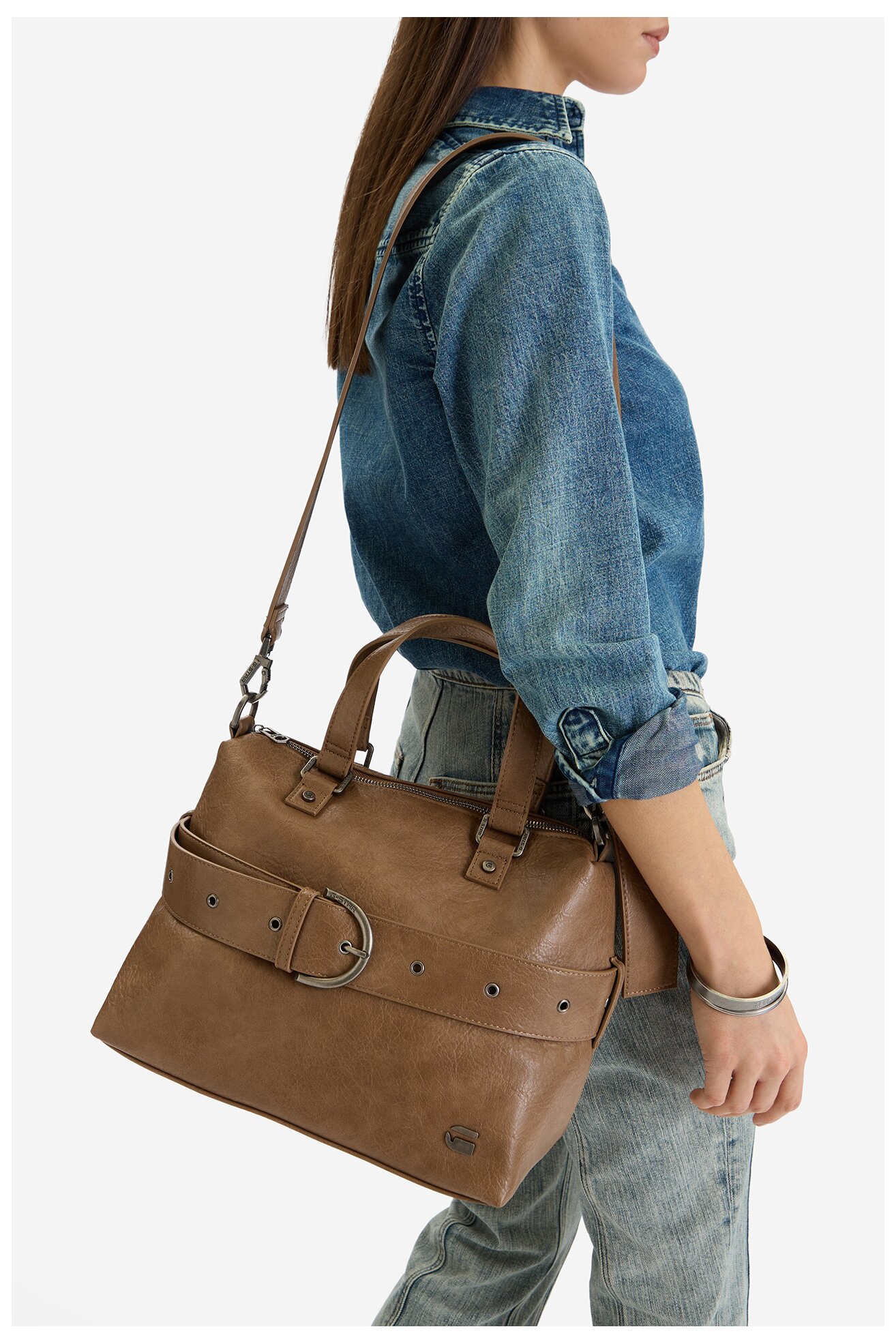 Сумка З Ремінцем G-STAR RAW EO-LDA8819 КОРИЧНЕВИЙ