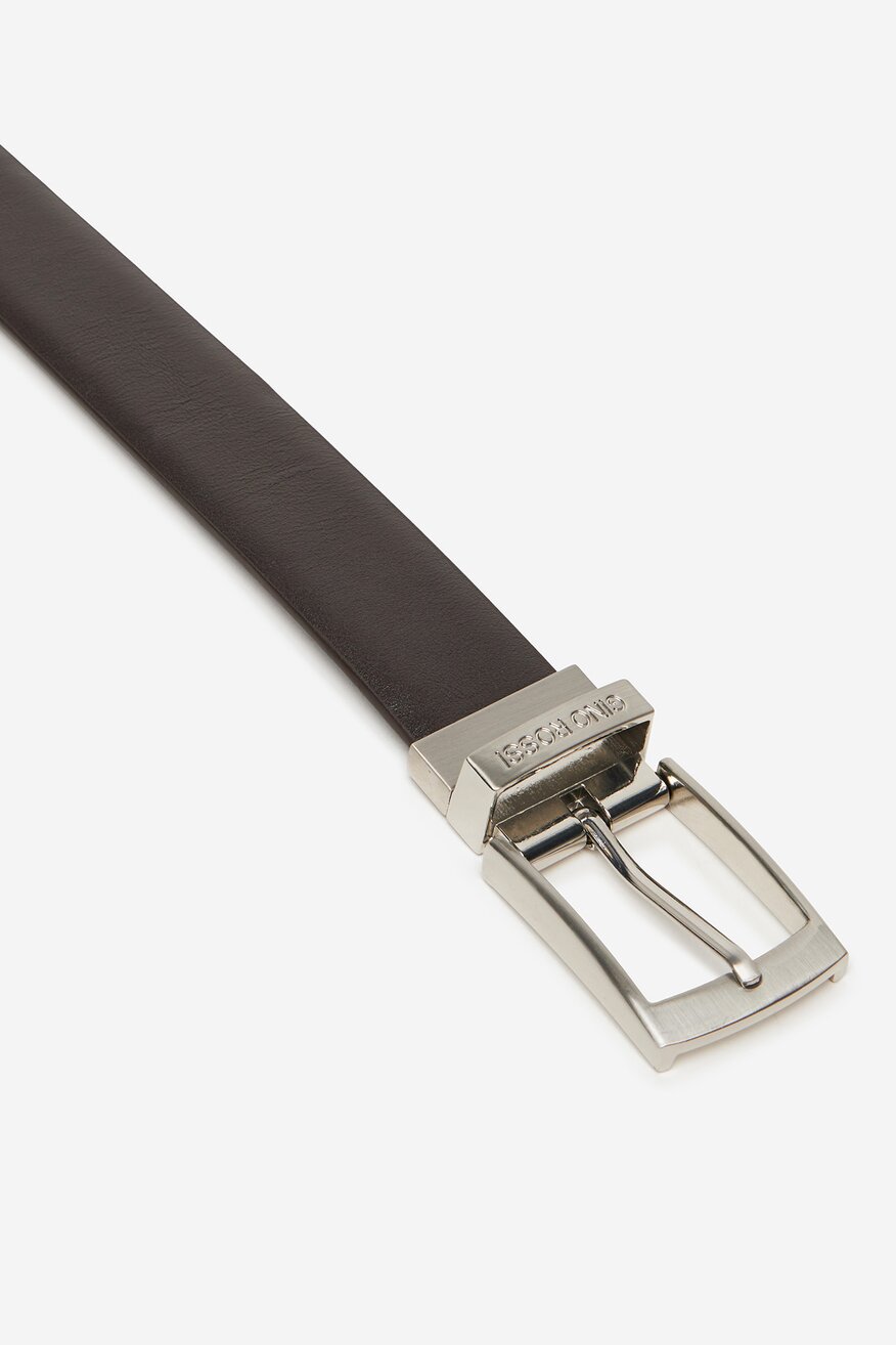 Férfi öv Gino Rossi SÖTÉTBARNA - 5906751253892