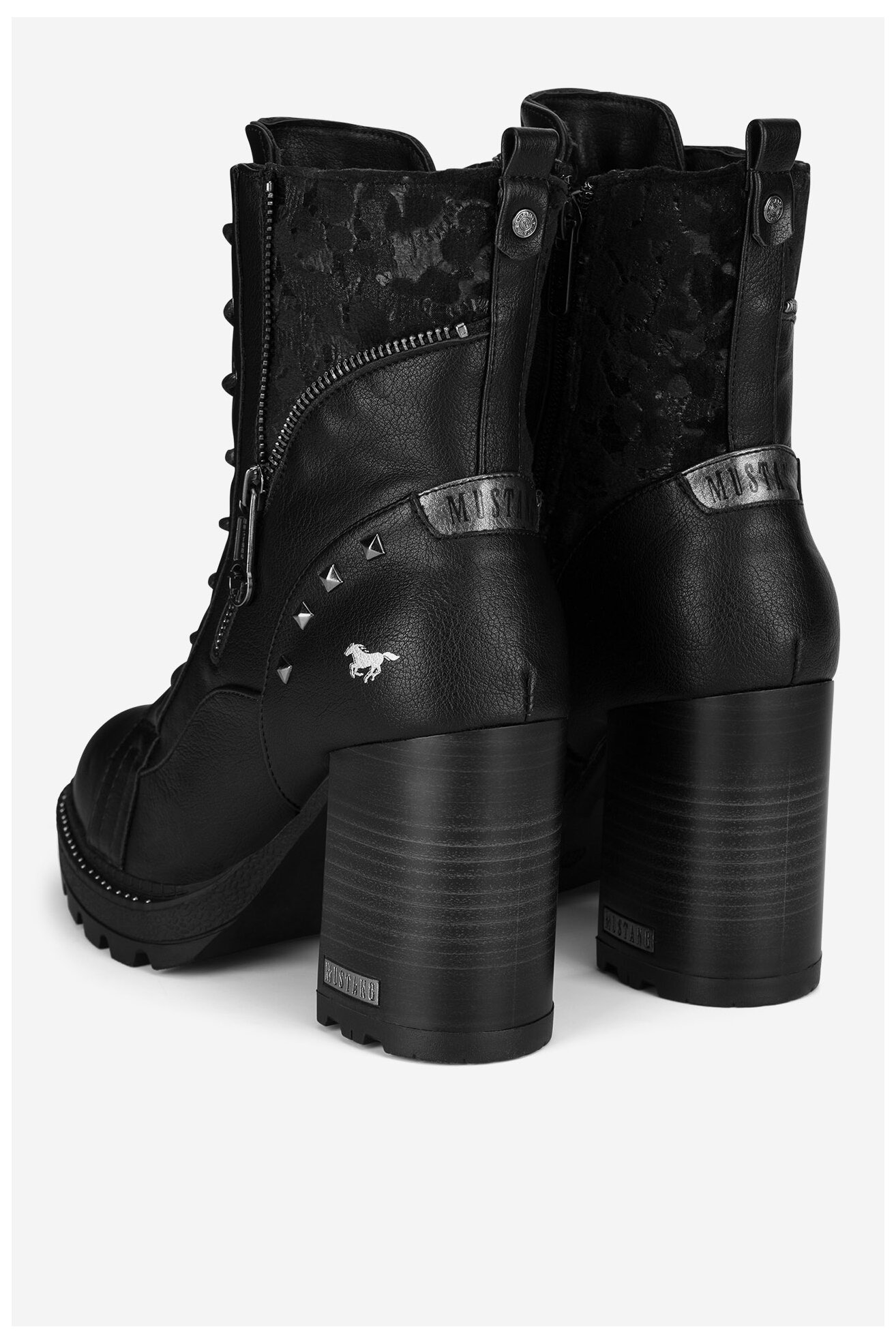 Trzewiki Mustang 1505-503-9 Czarny