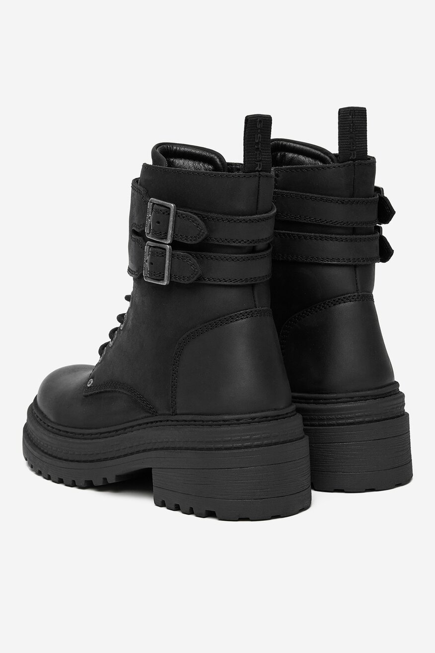 G-STAR RAW - Trzewiki skórzane ocieplane - 5906751407851