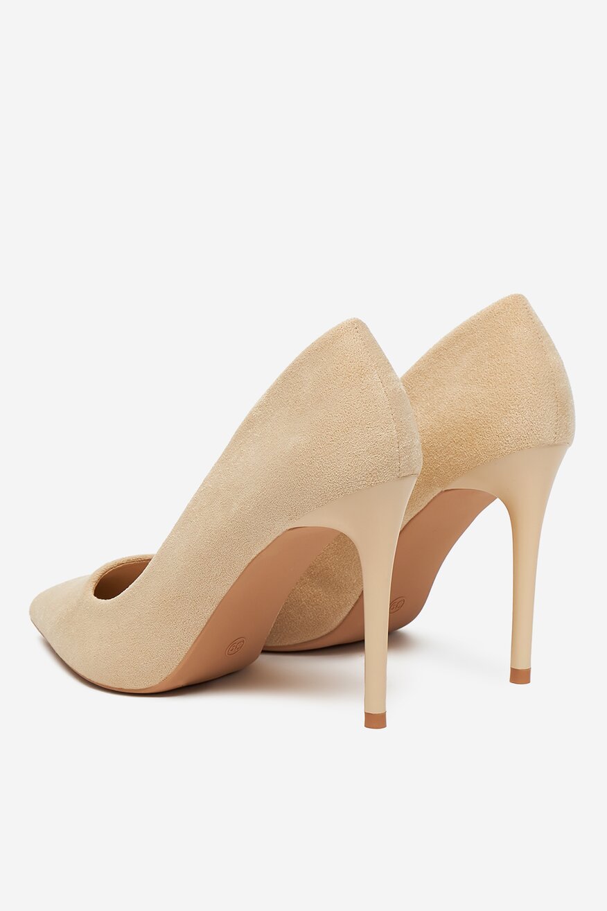 Pantofi cu toc DeeZee BEJ - 5906751121191