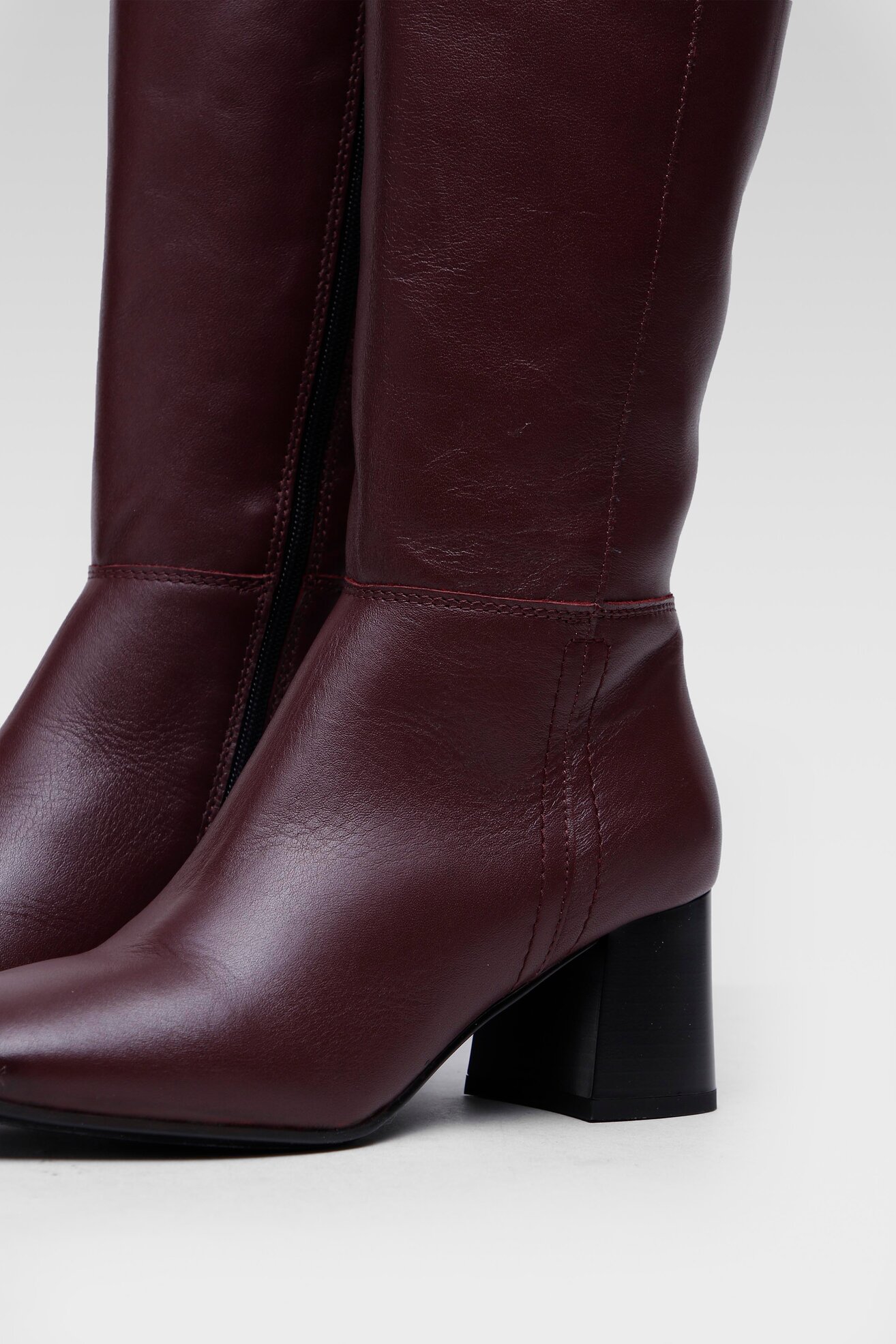 Kozaki Lasocki 0539-07 Bordowy