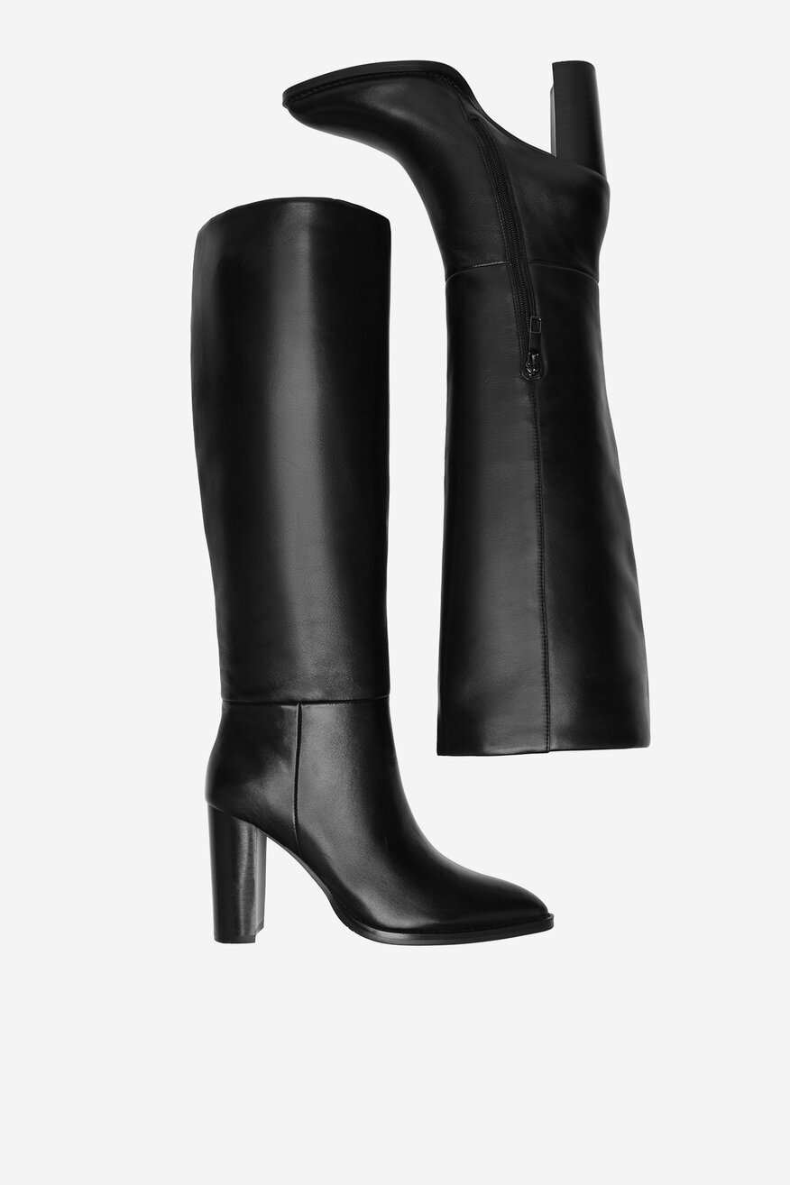 Gino Rossi - Kozaki skórzane - 5905588872795