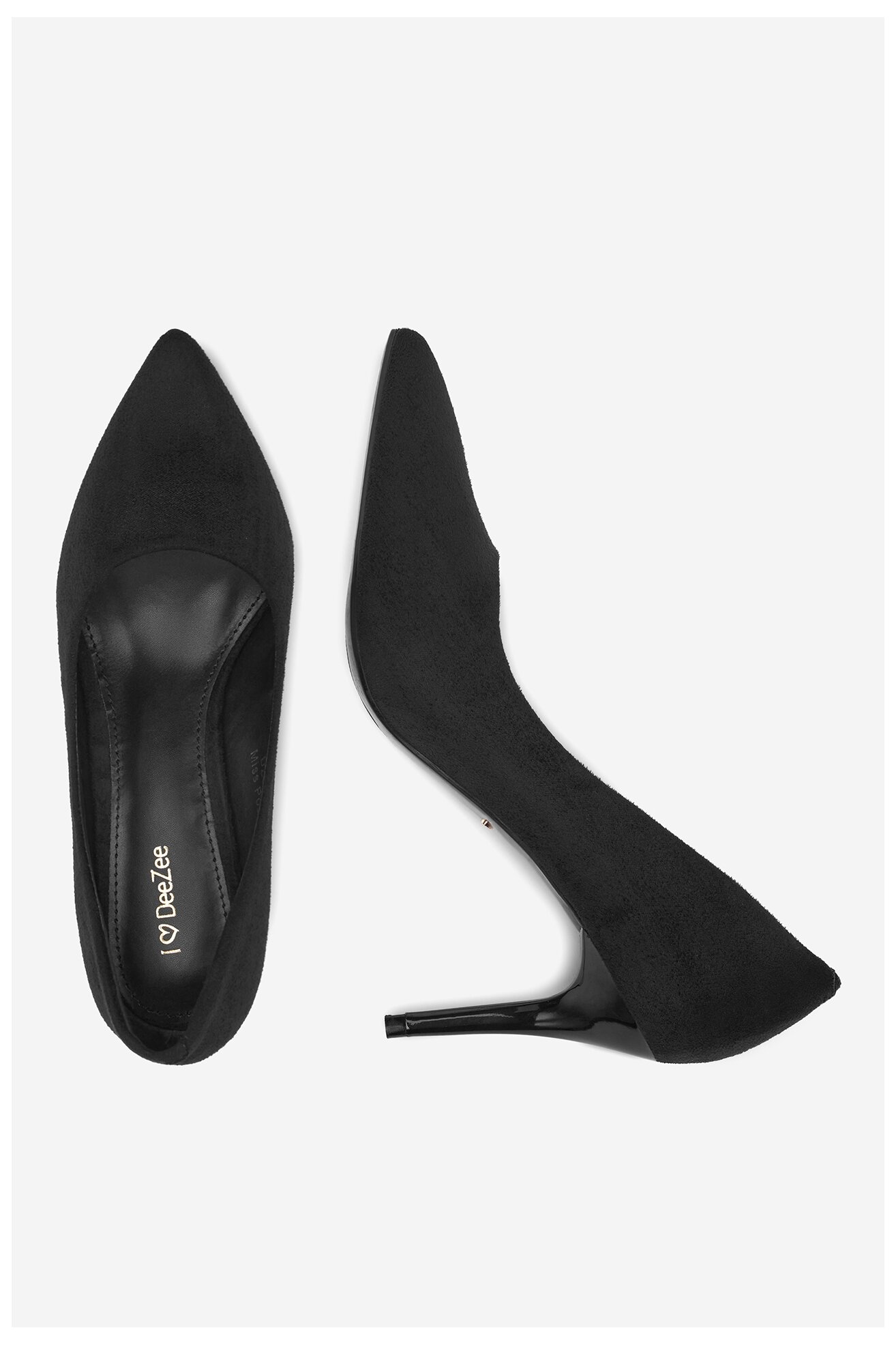 Pantofi cu toc DeeZee DZ002 NEGRU