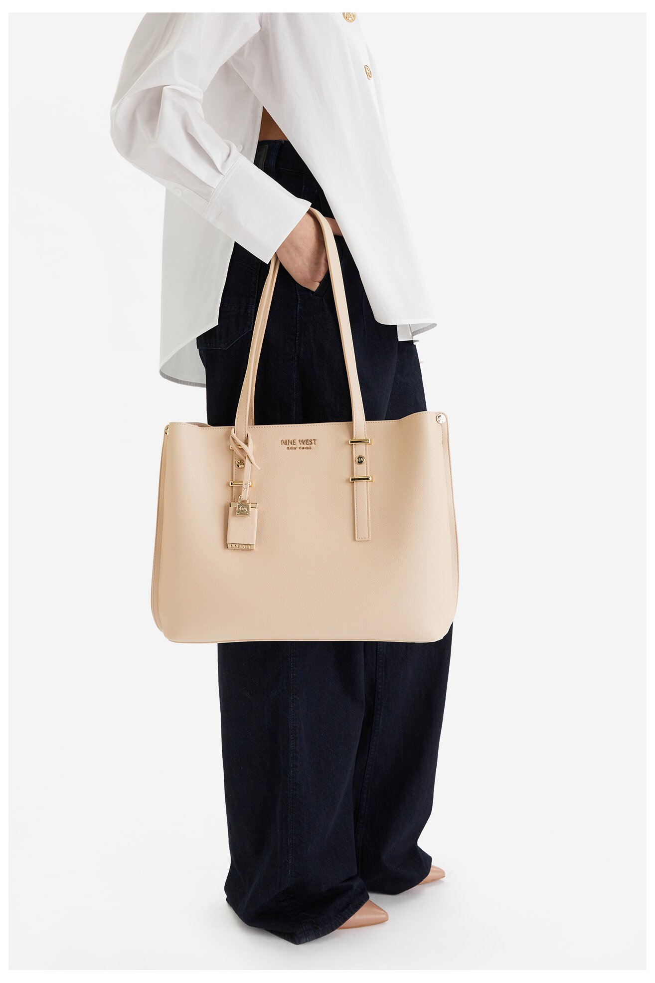 Дамска чанта NINE WEST CEO-GRACEA-LDA8265 СЛОНОВА КОСТ