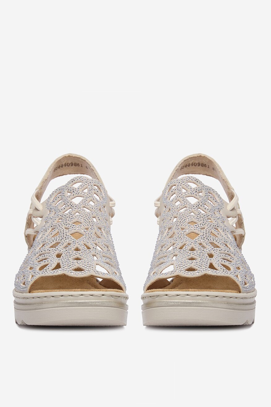 
                Сандали Rieker СРЕБРИСТ - 5906751829745