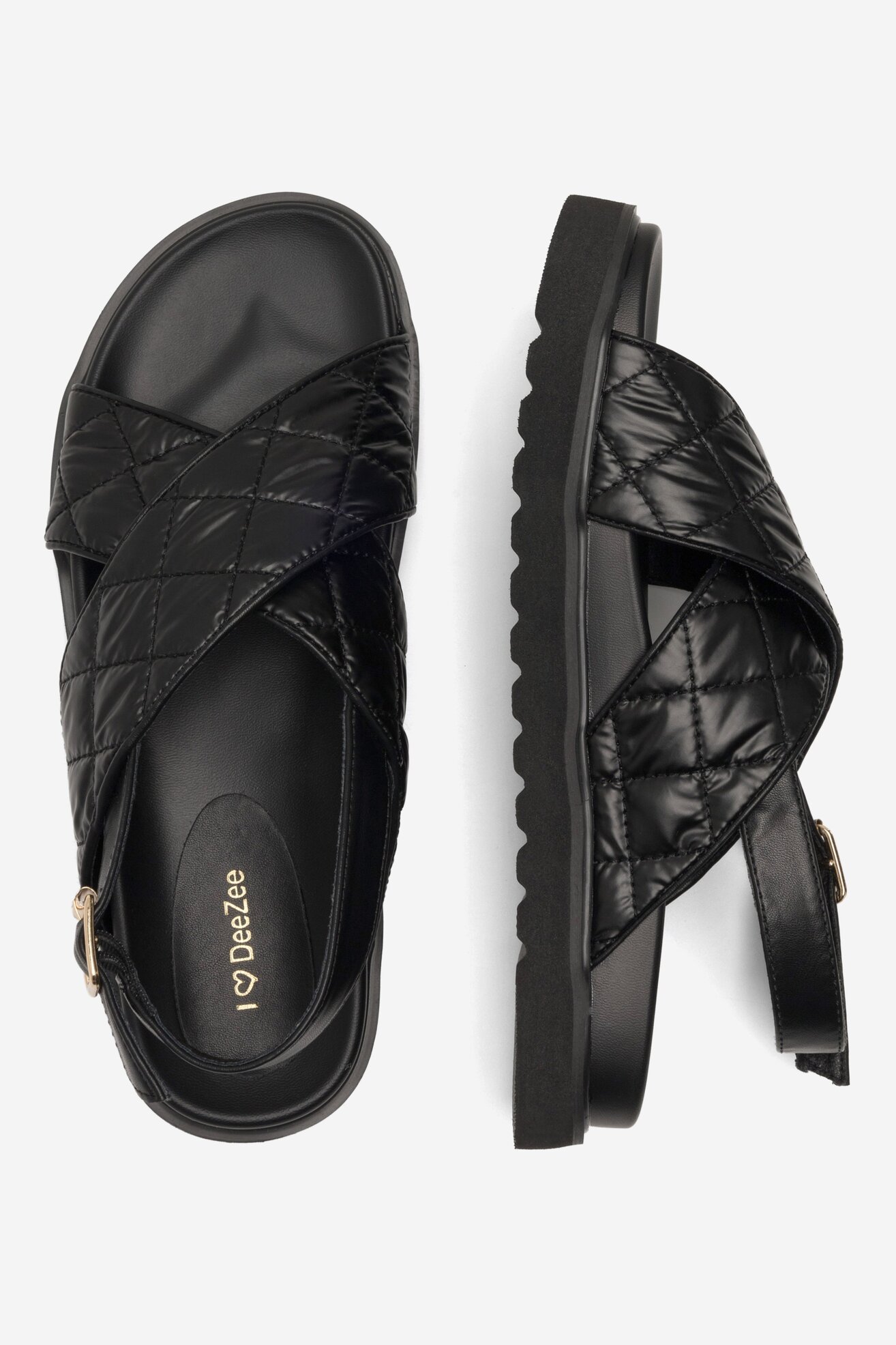 Sandały DeeZee DONNA H86009-9 Czarny