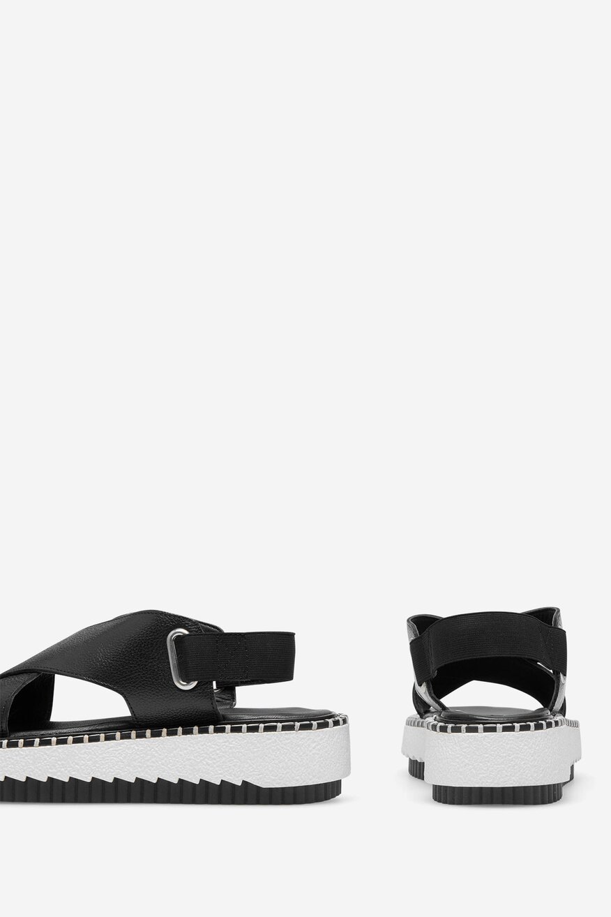 Badura - Sandały skórzane - 5905588402633