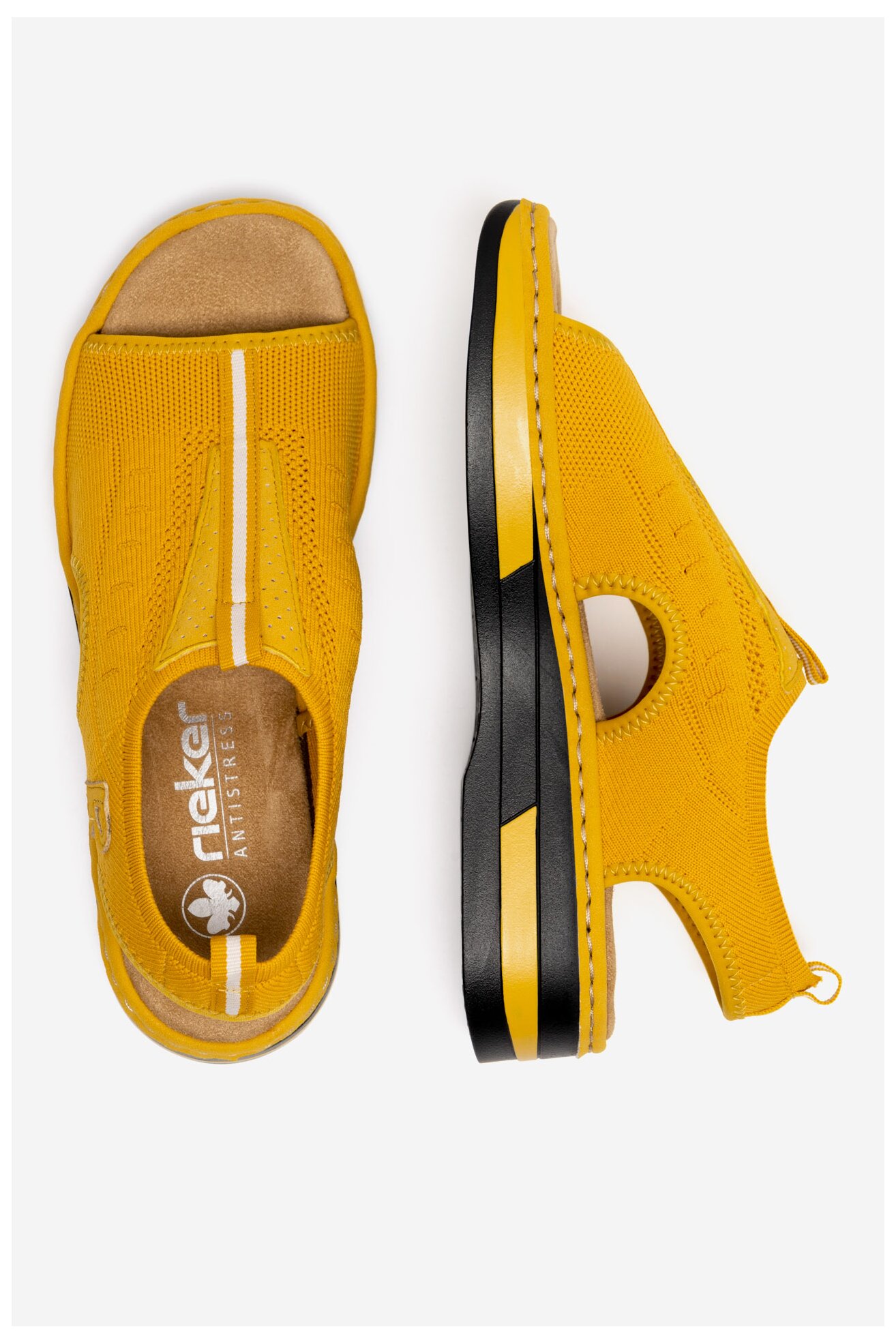 Sandały Rieker V59B5-68 Żółty