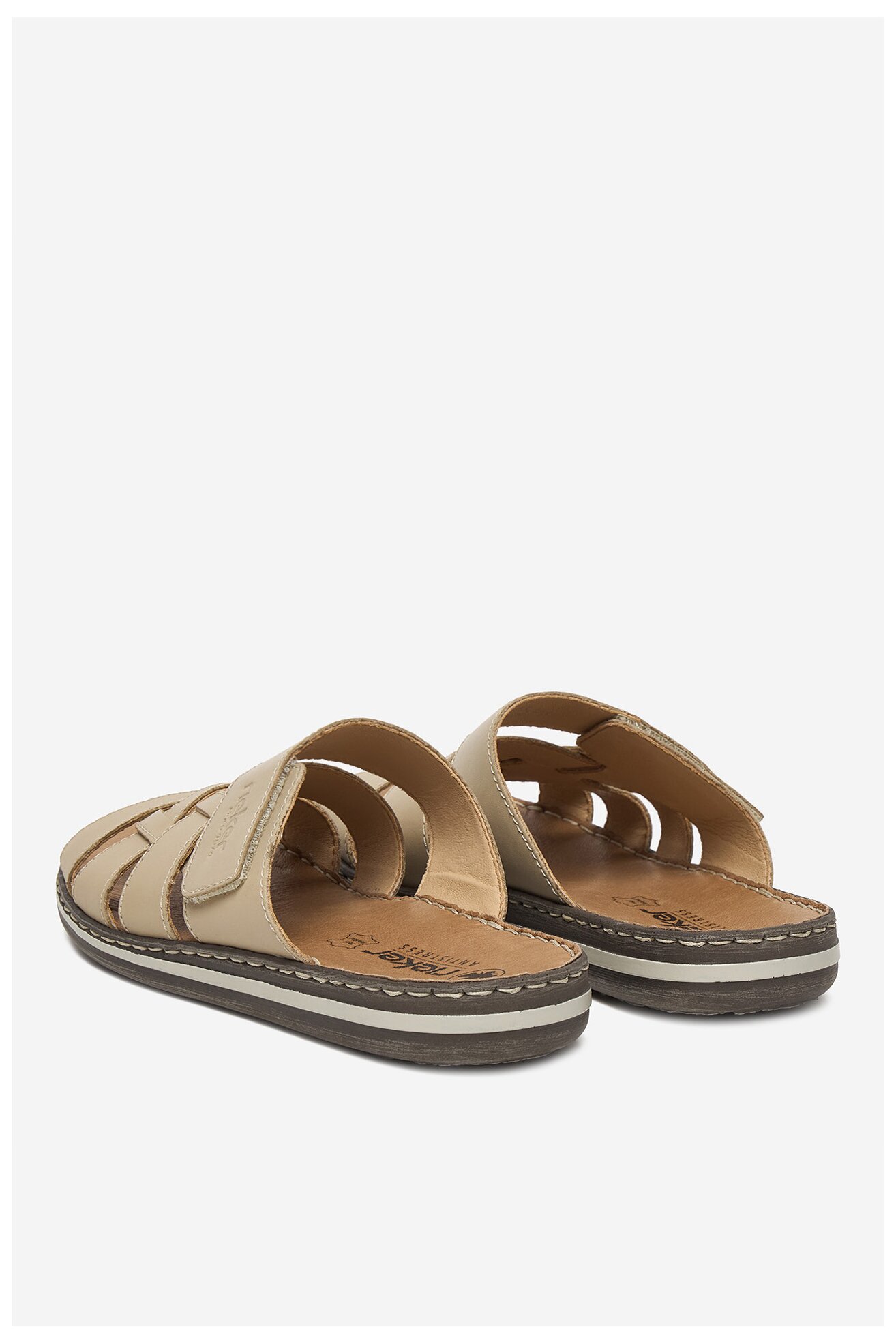 Klapki Rieker CEO-21073-60 Beżowy