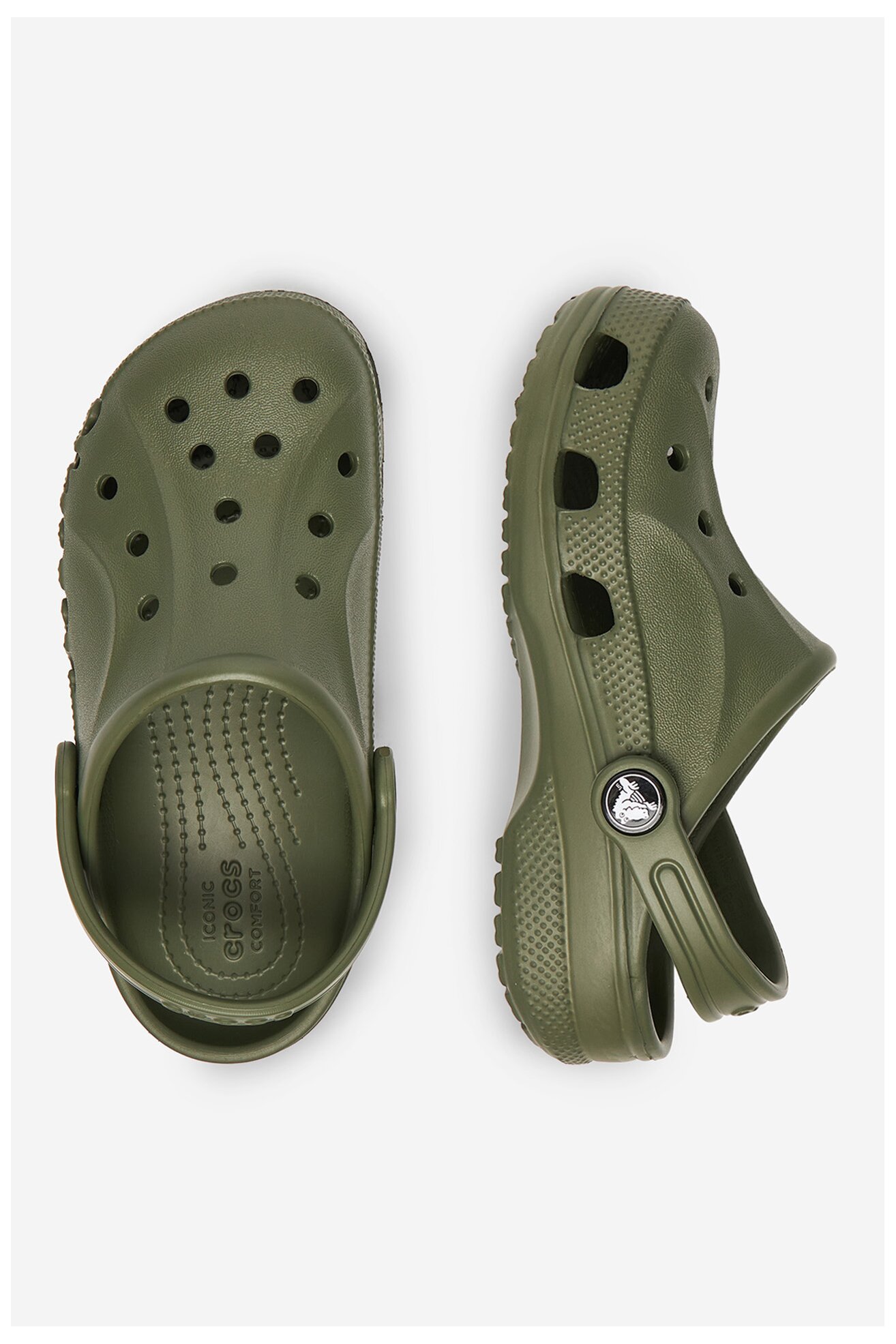 Klapki basenowe Crocs C-BAYA CLOG K 207013-309 Zielony