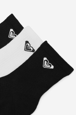 Шкарпетка ROXY CEO_AS_ROXY_15_Z_AW25 (3-PACK) ЧОРНИЙ