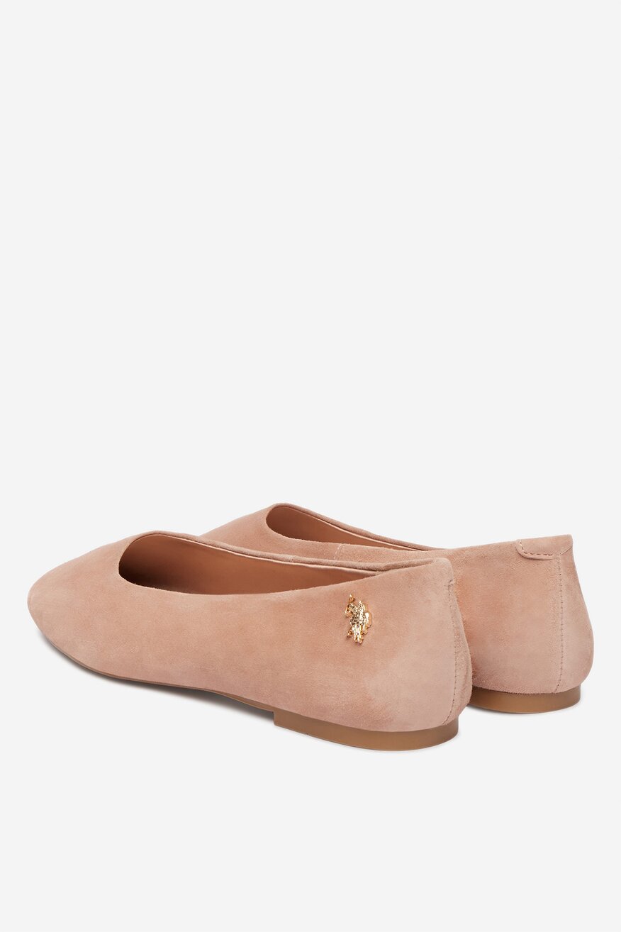 
                U.S. POLO ASSN. - Baleriny skórzane - 5906751922361