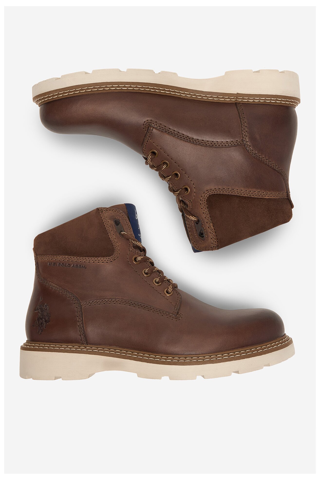 Боти U.S. POLO ASSN. EO-PATRIZ001M/EL1 КАФЯВ