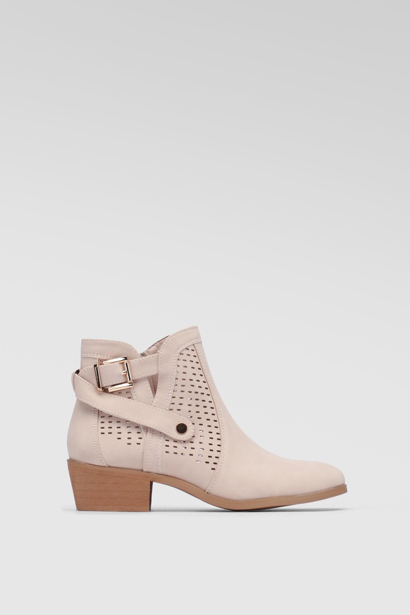 Botki DeeZee WS19218-02 Beżowy