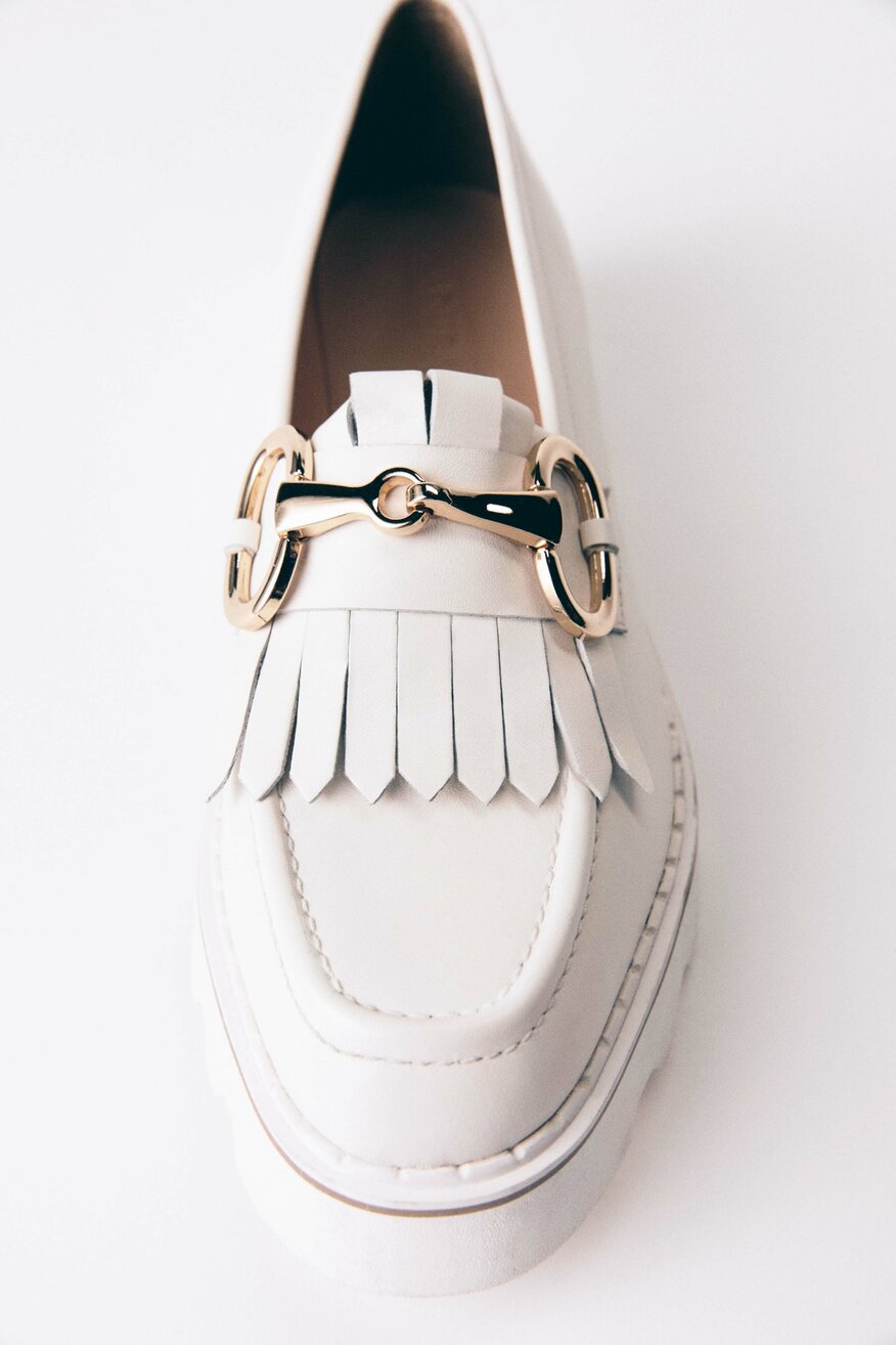 Badura - Loafersy skórzane - 5905588463474