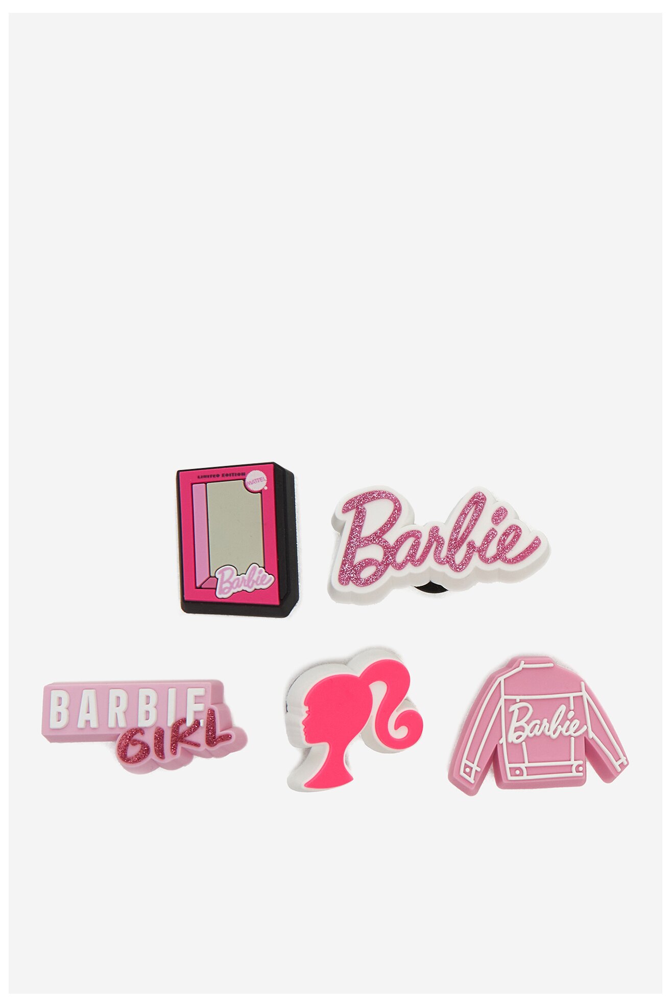 Dekoracija za cipele Crocs BARBIE 5 PACK 10012070 5 PACK MIKS