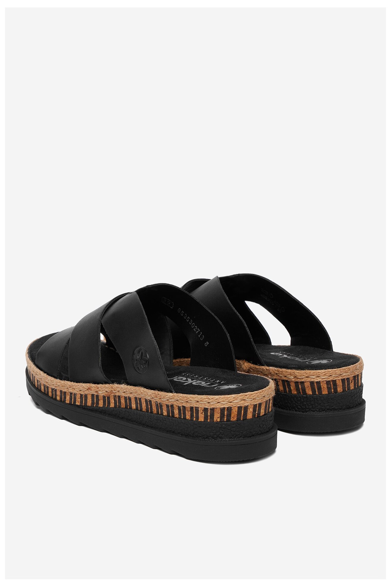 Klapki Rieker CEO-V7989-00 Czarny