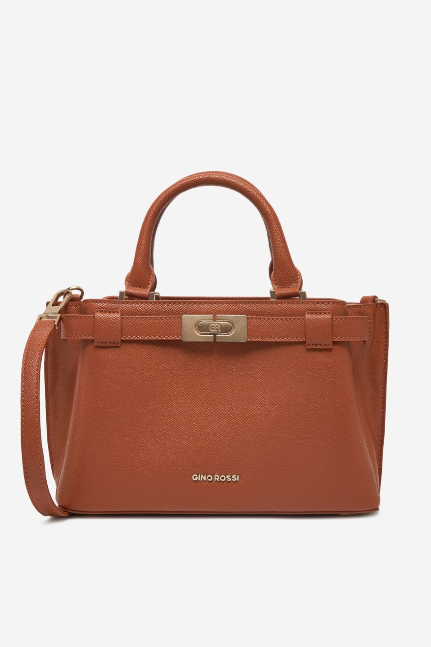Дамска чанта Gino Rossi КАМЕЛ - 5904862882949