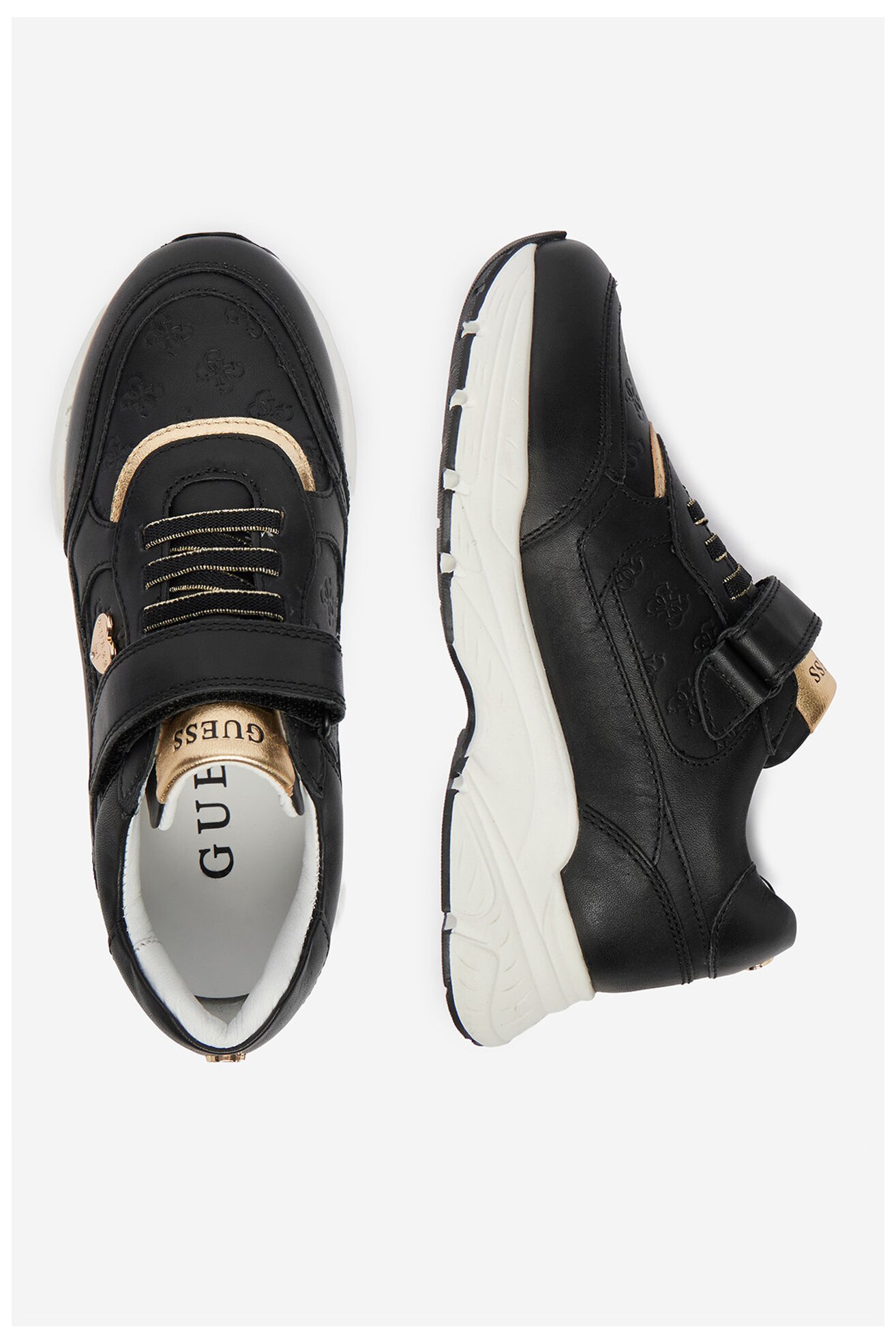 Sneakers GUESS KIDS CEO-CI12-TONIC-01 Czarny