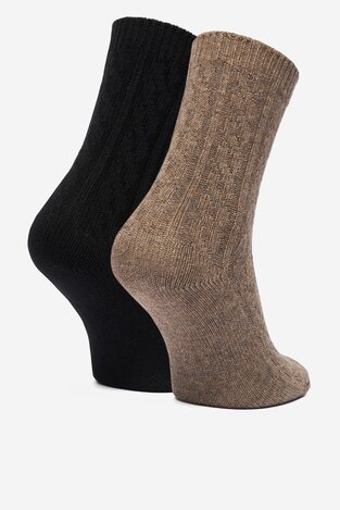 Čarape NINE WEST CEO_LA_NW_17637_W_AW25 (2-PACK) BRAON