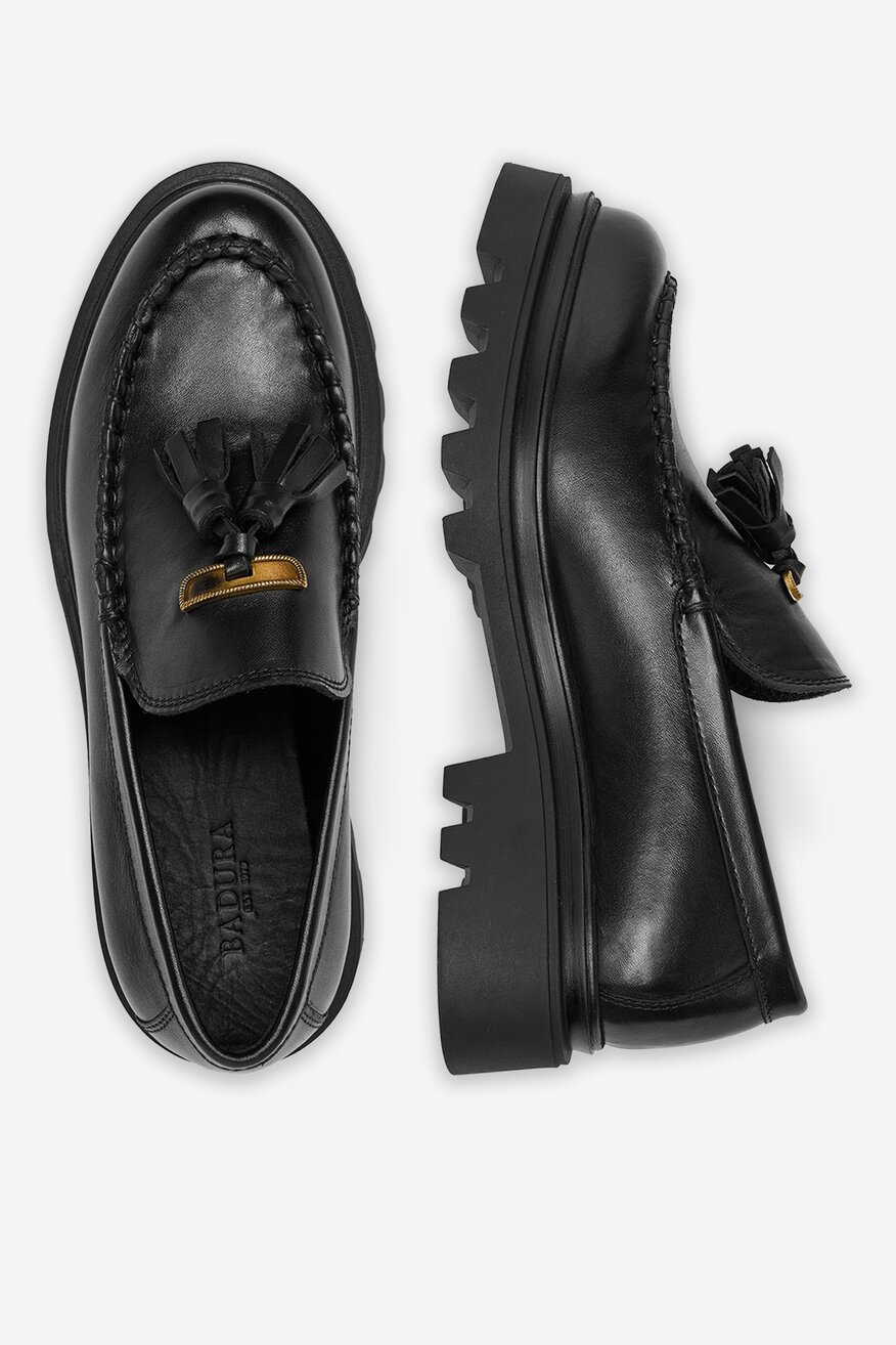 Mocasini Badura NEGRU - 5906751388228