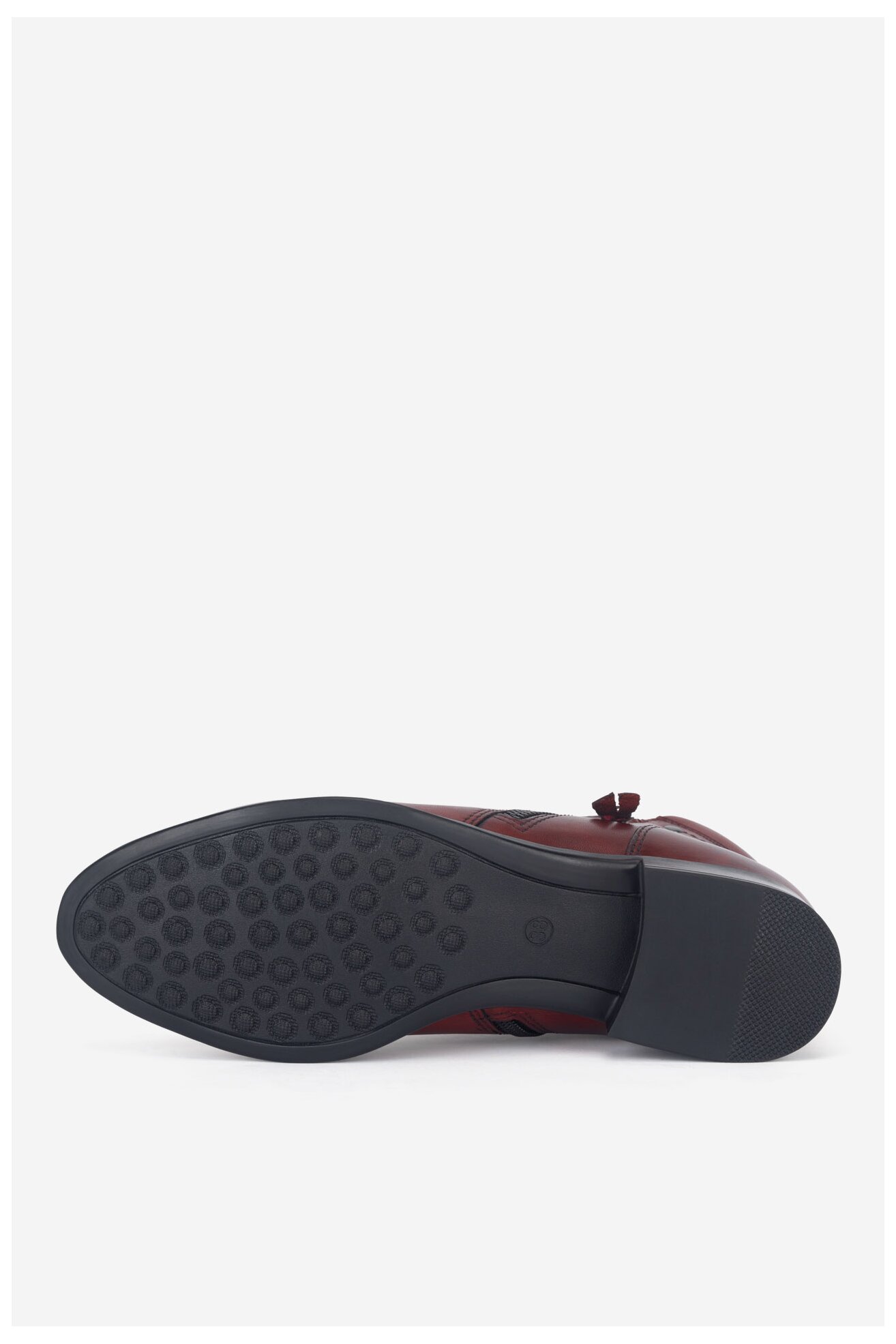 Botki Lasocki WB-ANNA-116 Czerwony ciemny