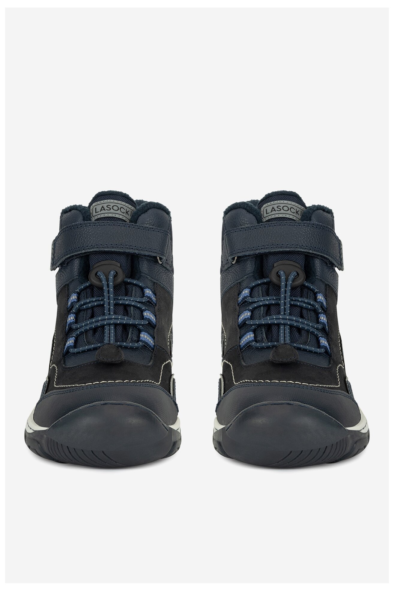 Šněrovací vyšší obuv Lasocki Young TEEN CI12-TEEN-07 TMAVĚ MODRÁ