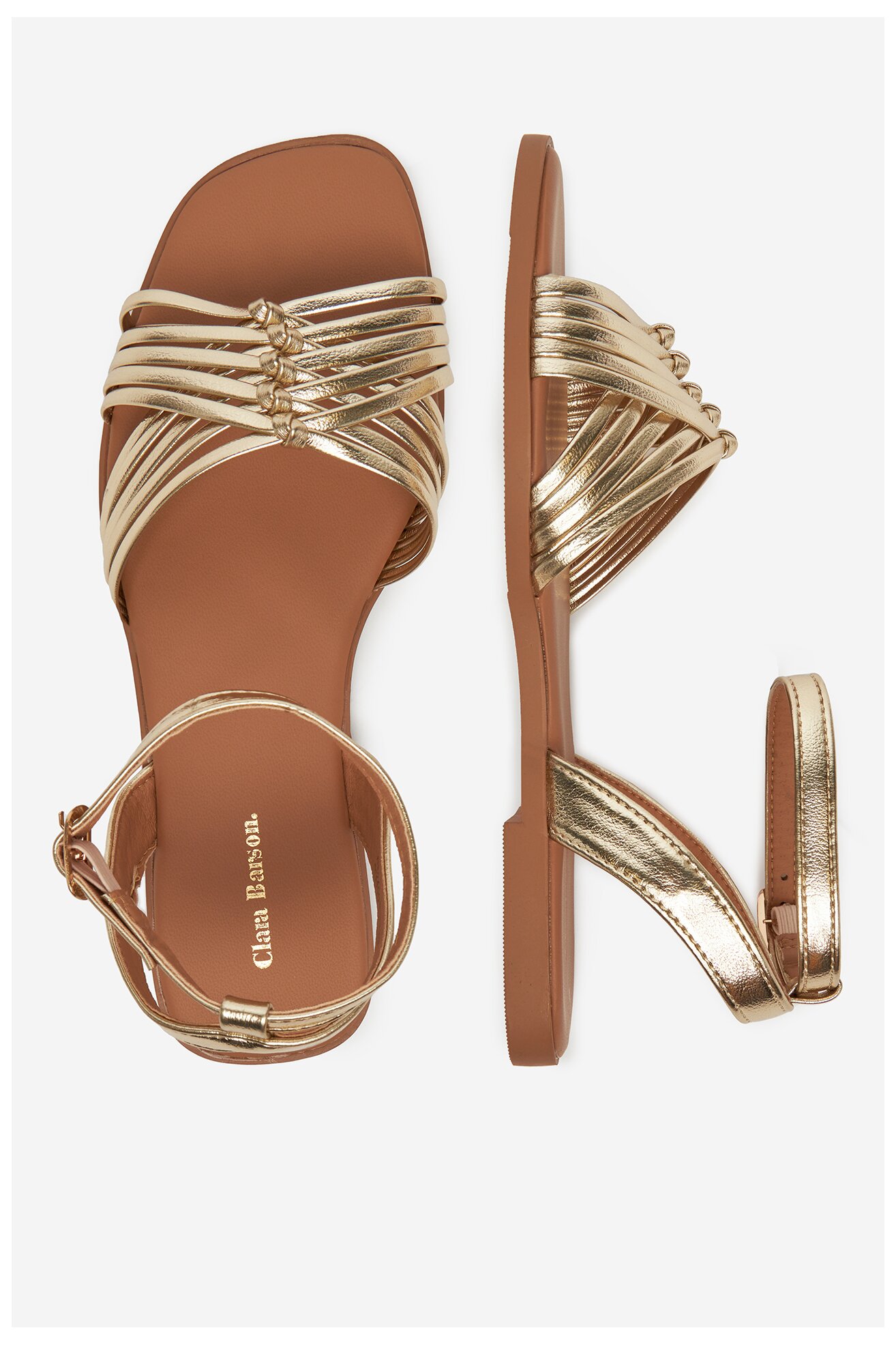 Сандали Clara Barson WS24006-01 ЗЛАТИСТ