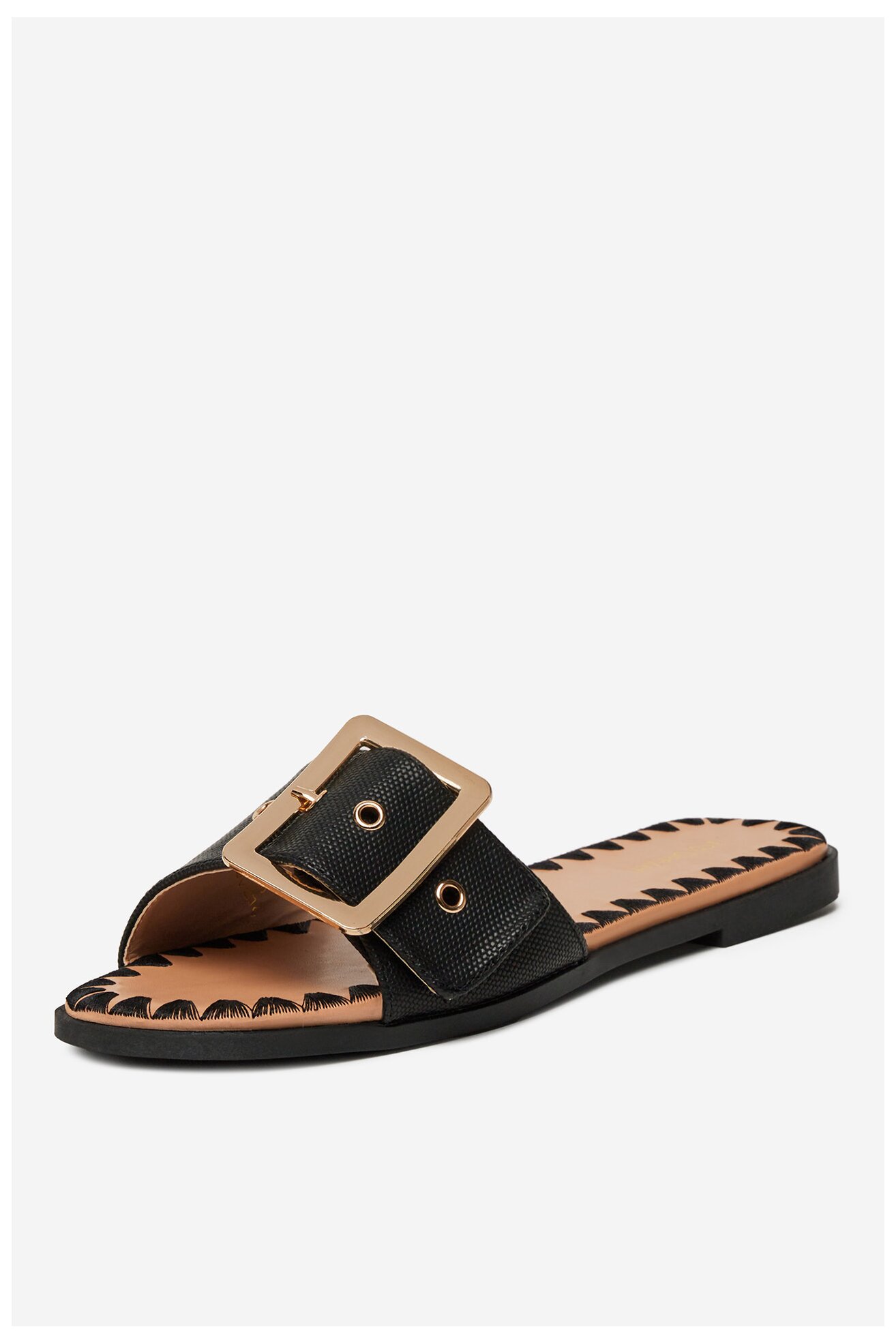 Klapki DeeZee 760-4 Czarny