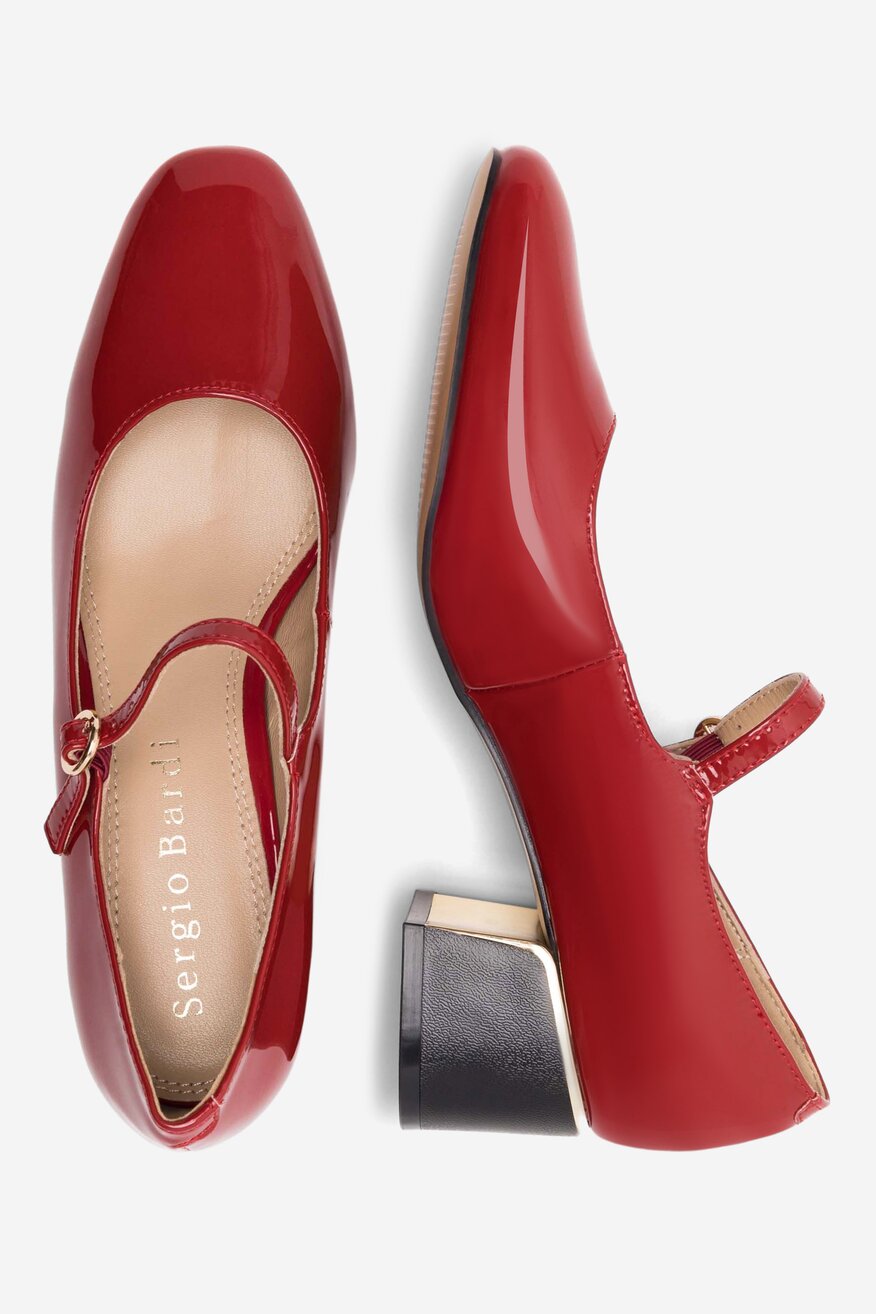 
                Sergio Bardi - Skórzane czółenka - 5905588498124