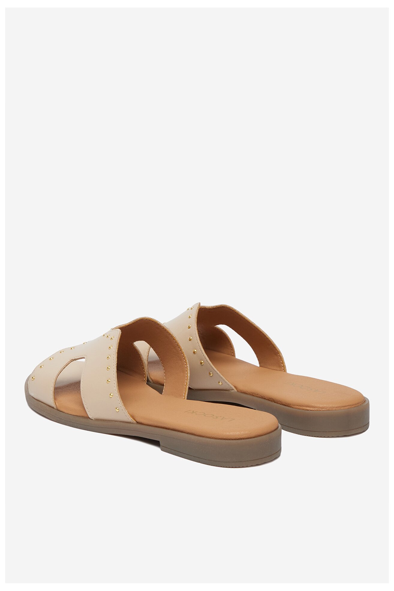 Klapki Lasocki CEO-WI16-FOXI-75 Beżowy