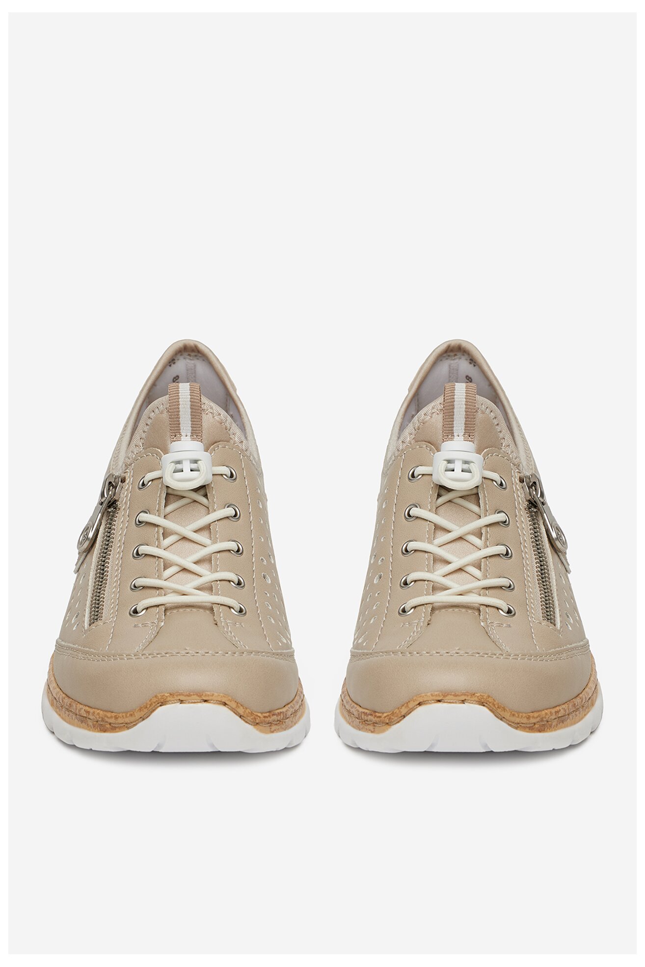 Половинки обувки Rieker N42P6-62 БЕЖОВ