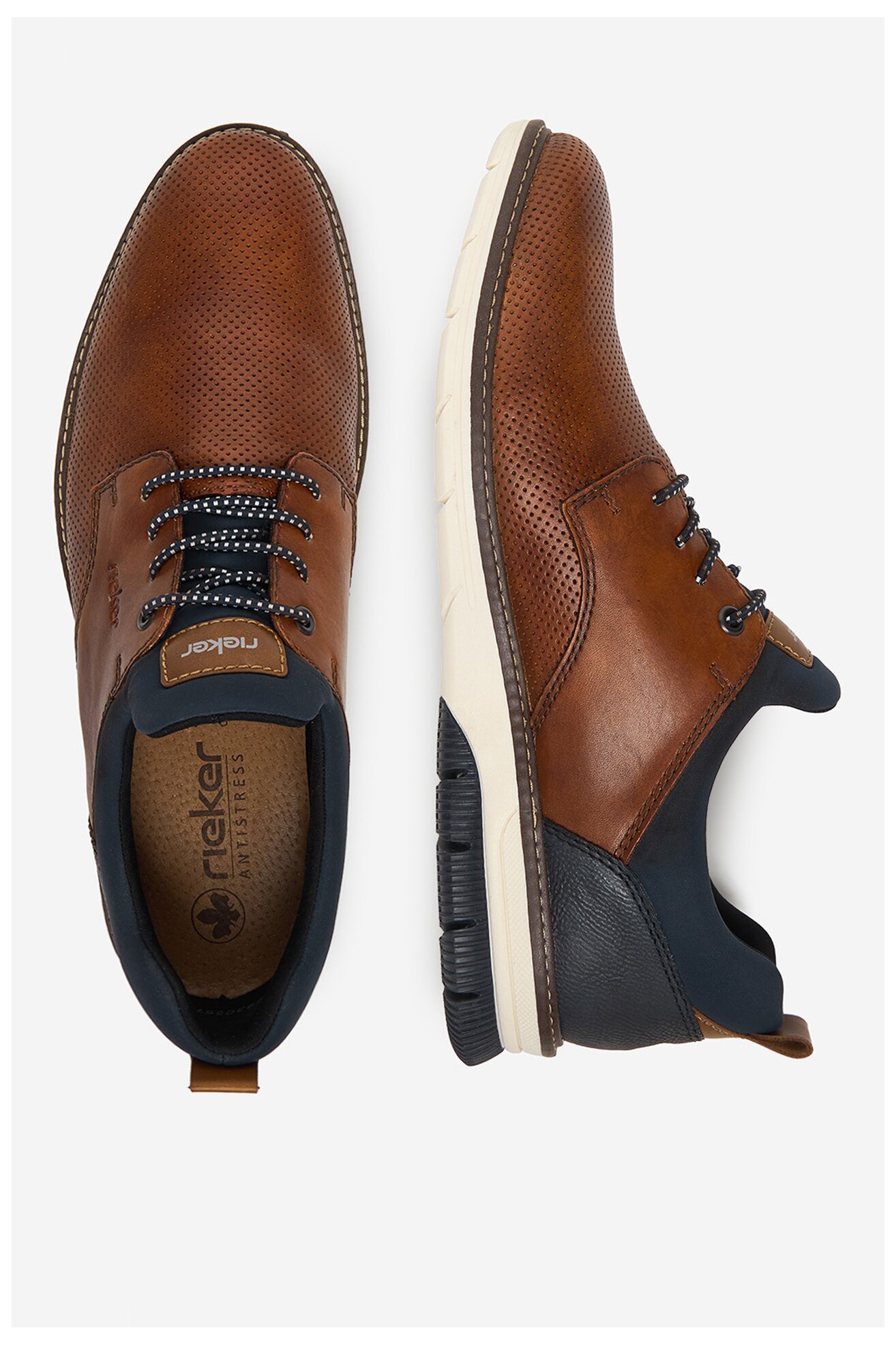 Половинки обувки Rieker CEO-14450-22 КОНЯК
