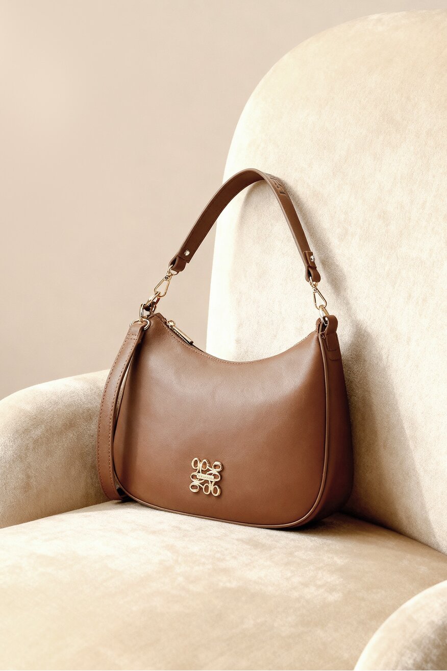 Kézitáska NINE WEST SÖTÉTBÉZS - 5906751220917