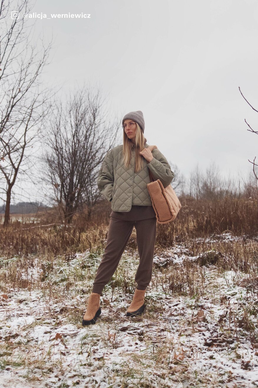 Jenny Fairy - Śniegowce flatformy brązowe - 5904248245962