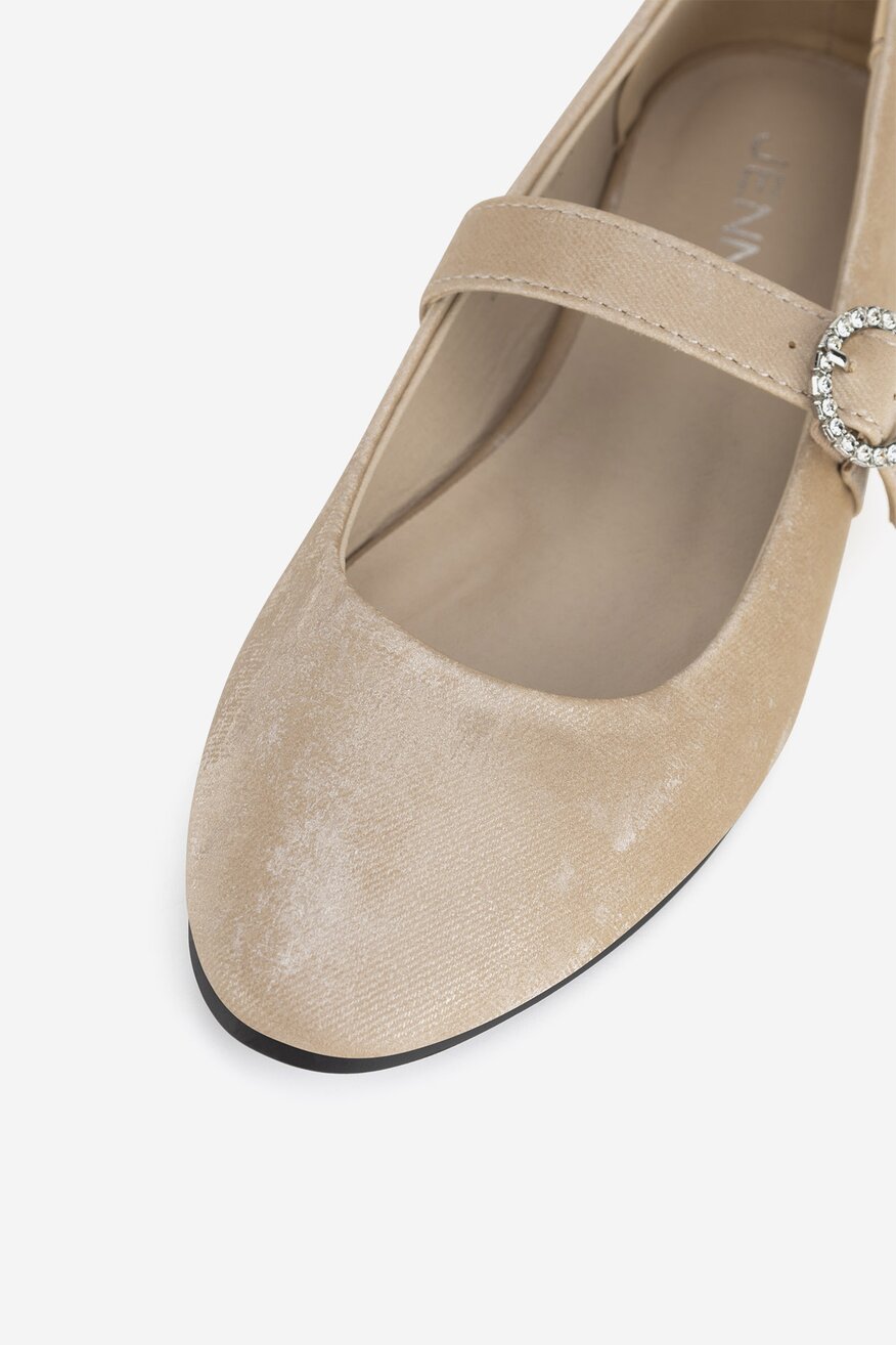 Baleriny Jenny HY2T616-7 Beżowy - 5904862999128