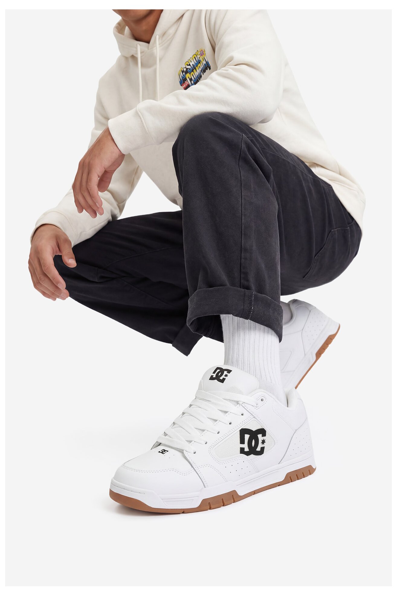 Obuwie sportowe DC Shoes EO-DC COILER DC03011101 Biały